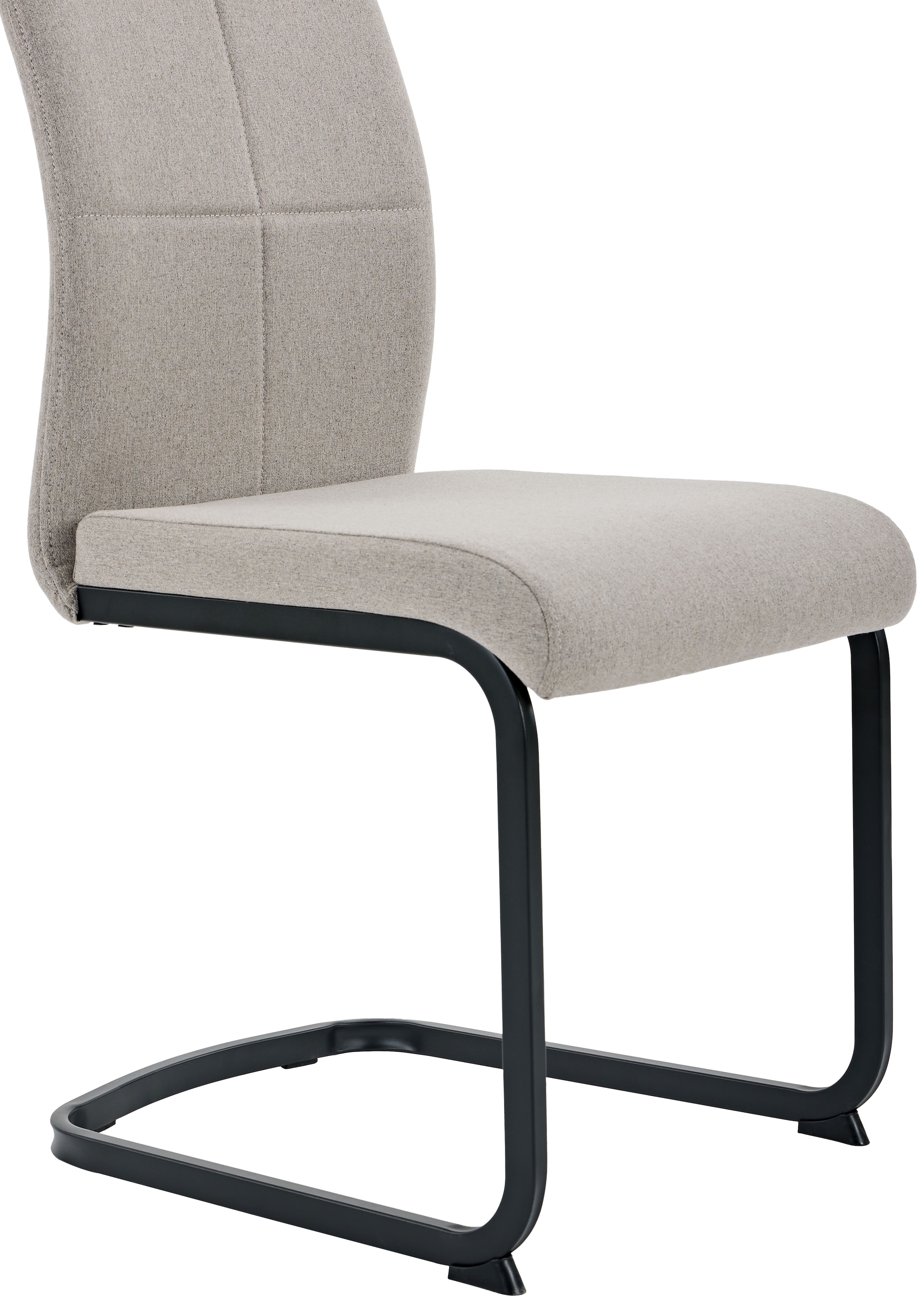 HELA Chaise cantilever »TURIN« (Ensemble) 2 cuisfauteuil à bascule, structure en tube carré, rembourré, waterfree productions