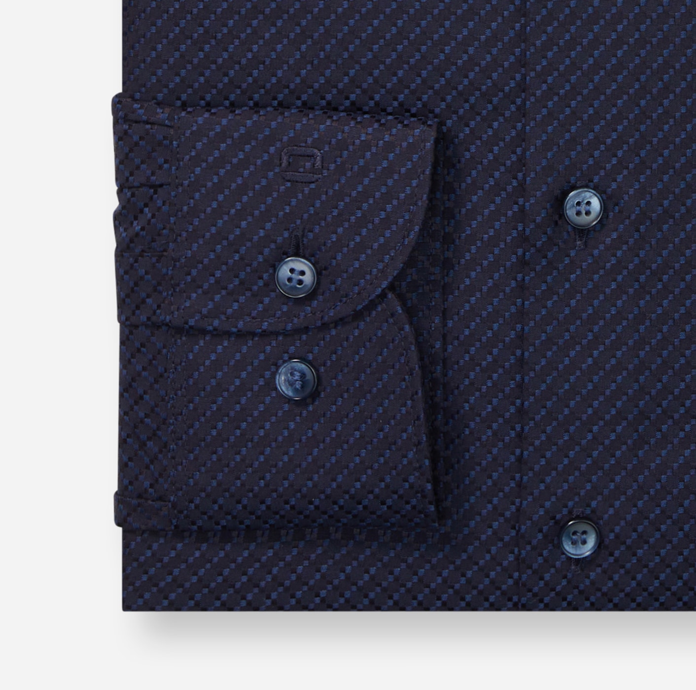 OLYMP Langarmhemd »Level 5« Businesshemd, body fit, mit feiner Struktur, Haifischkragen