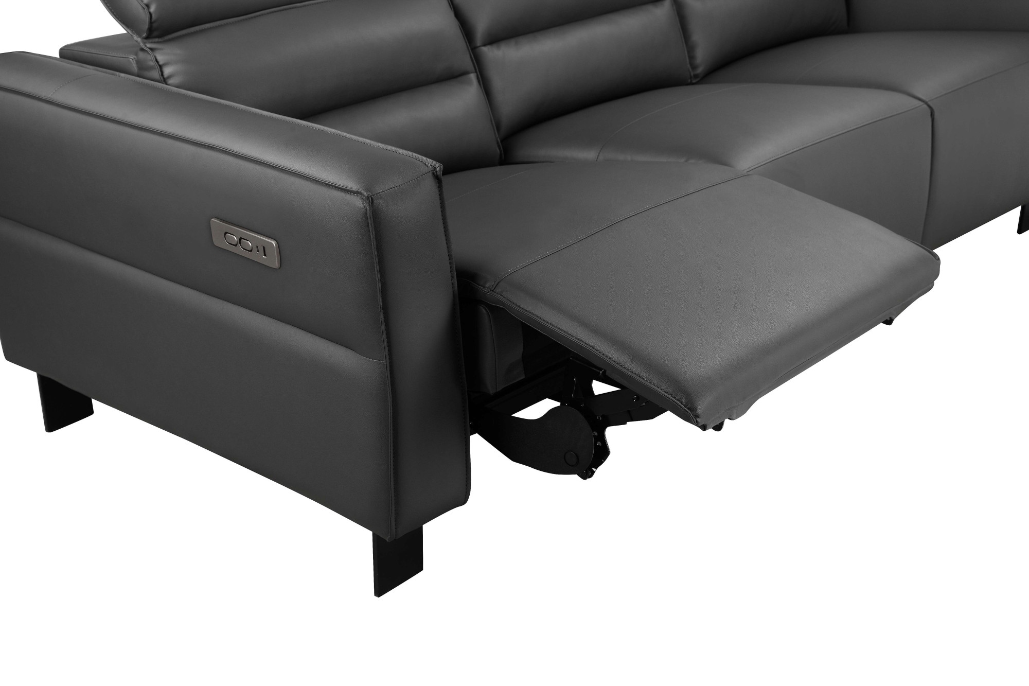 avec USB-A/C, réglage de la tête de lit, cuir véritable, similicuir, tissu tissé