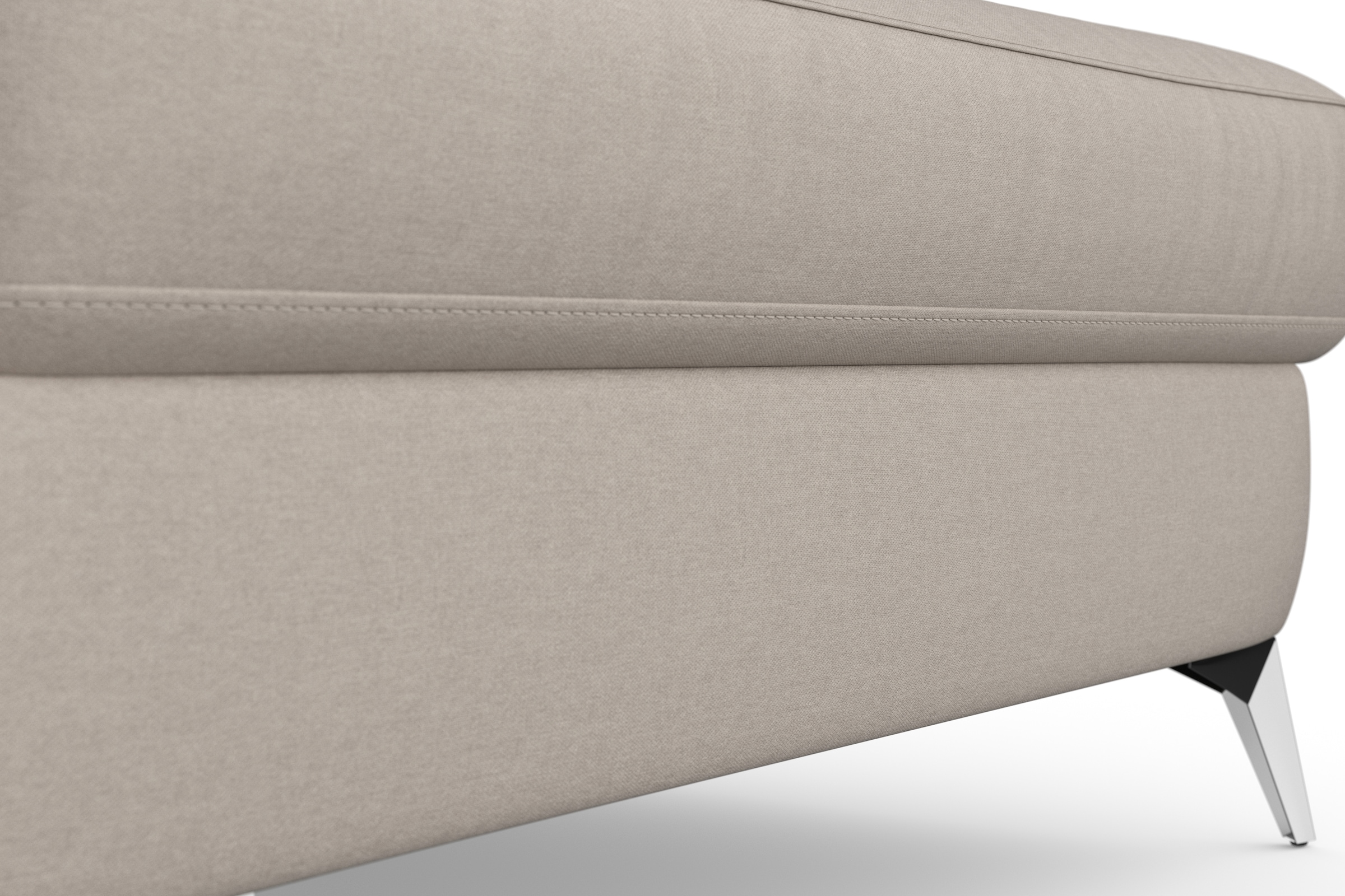 sit&more Canapé d'angle »Padua L-Form« inklusive Sitztiefenverstellung, Armteilfunktion und Federkern