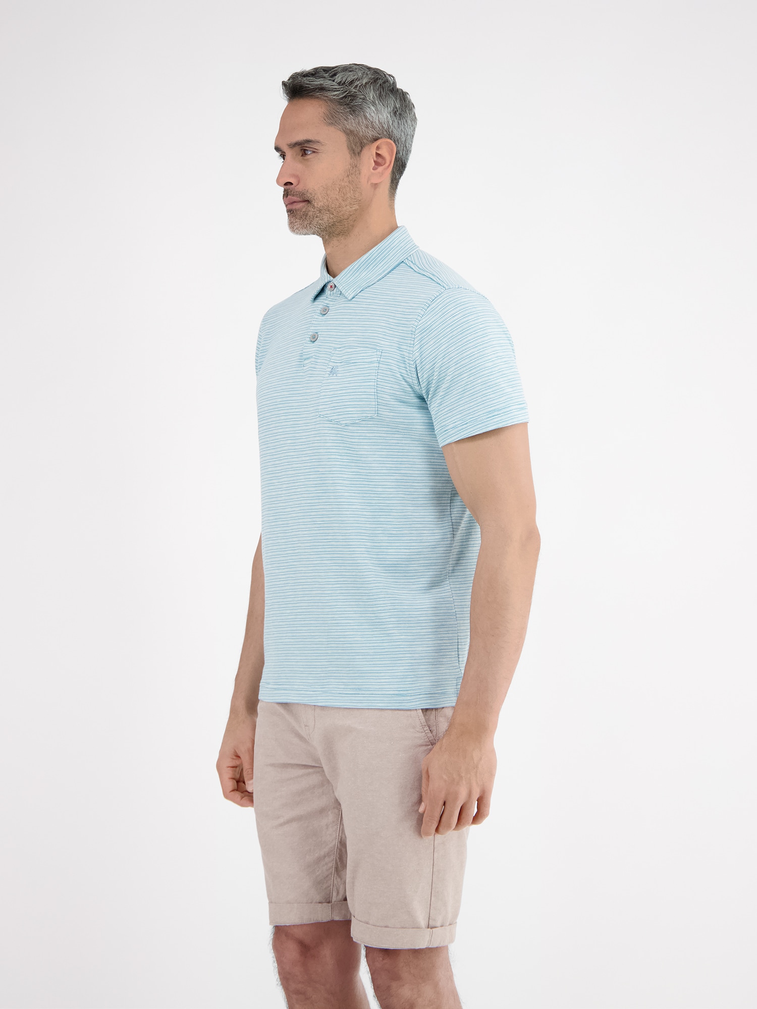 LERROS Poloshirt »Poloshirt, sportiv-gestreift«
