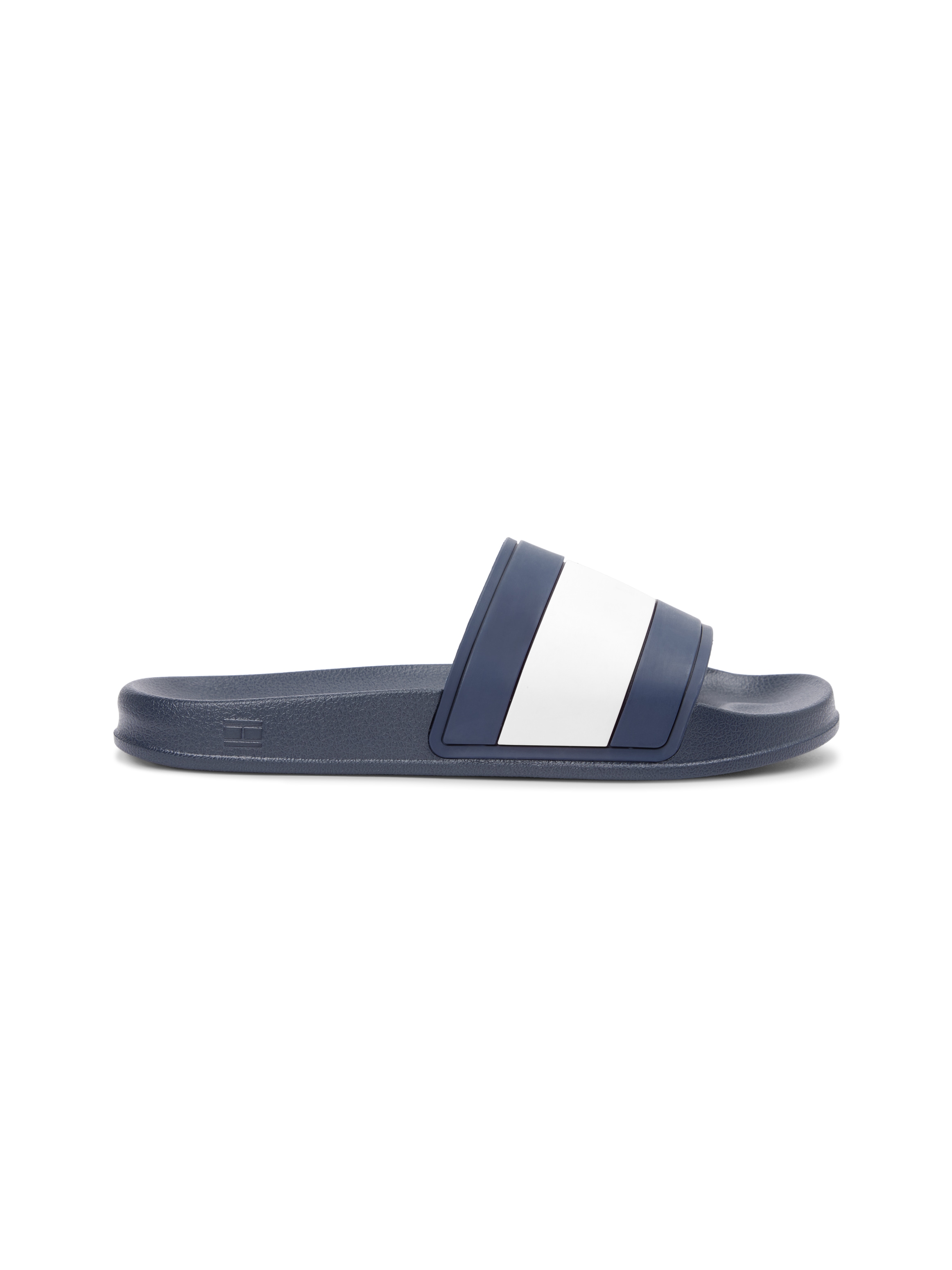 Tommy Hilfiger Pantolette »CORE HILFIGER FLAG POOL SLIDE«  chaussure de plage, flats, chaussure à enfiler dans les couleurs typiques Tommy