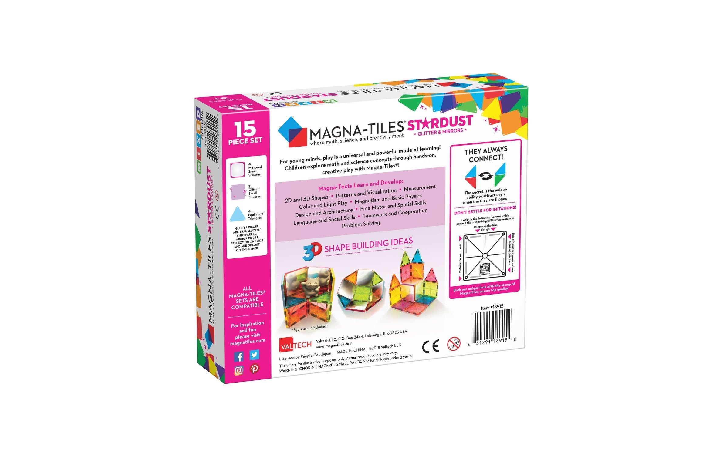   Steinbaukasten »Magna-Tiles Bausteinmodell Stardust Glitter Set«