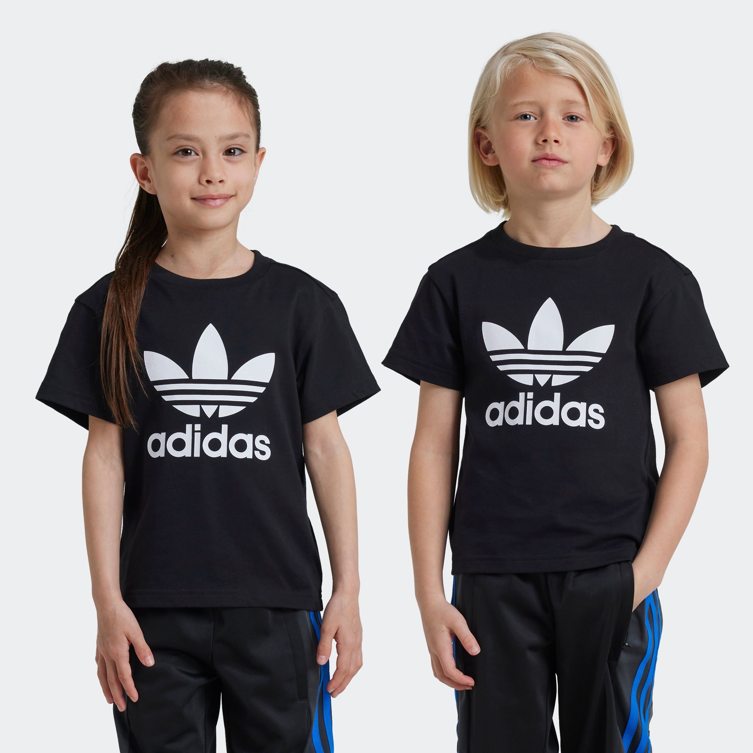 adidas Originals T-shirt »ADICOLOR TREFOIL KIDS« für Kinder, mit Rundhalsausschnitt, ohne Verschluss