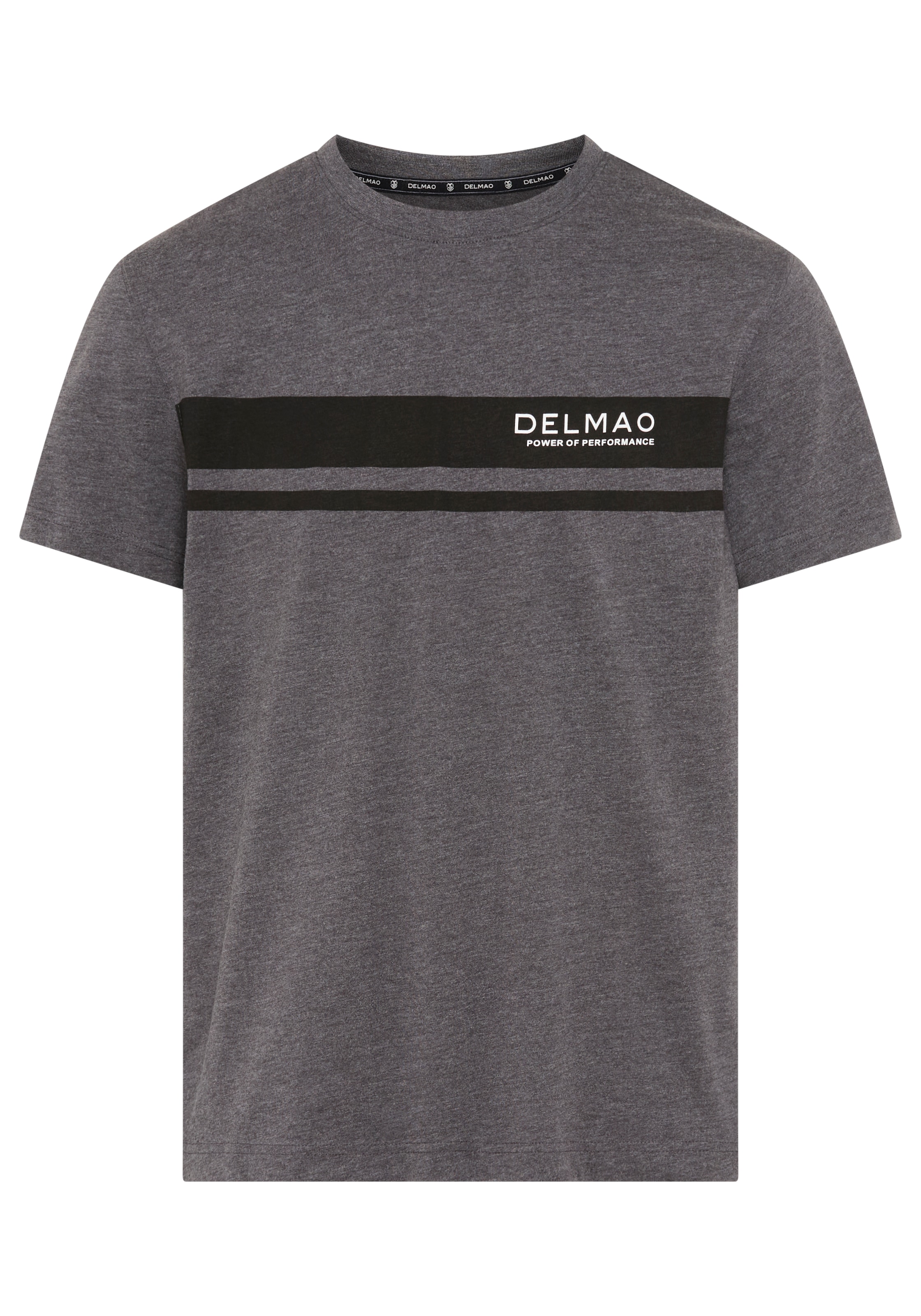 DELMAO Rundhalsshirt »Neue Kollektion!« Kurzarm, mit Rundhalsausschnitt, normale Passform, Casual-Stil