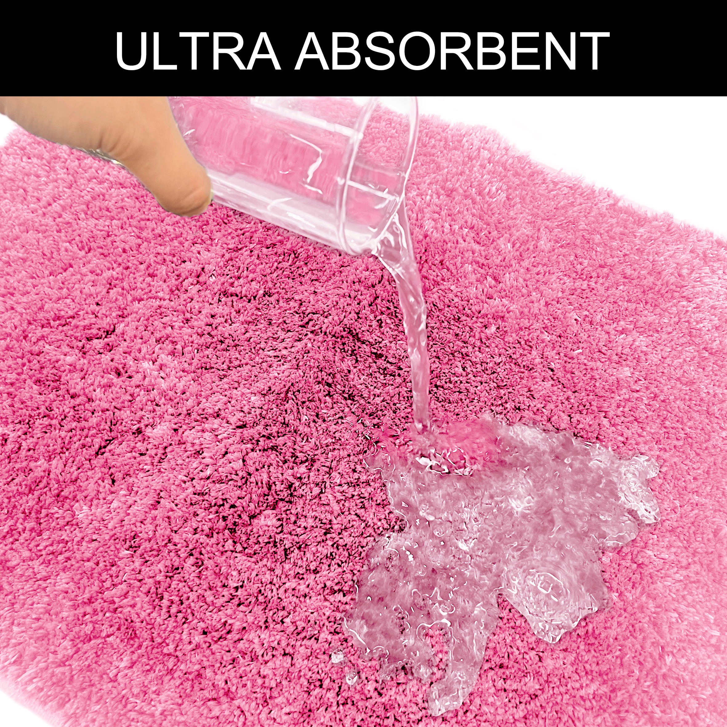 my home Badematte »Juna, Badteppich« Höhe 15 mm rutschhemmend beschichtet fussbodenheizungsgeeignet | strapazierfähig besonders weich, Badematten, unifarben