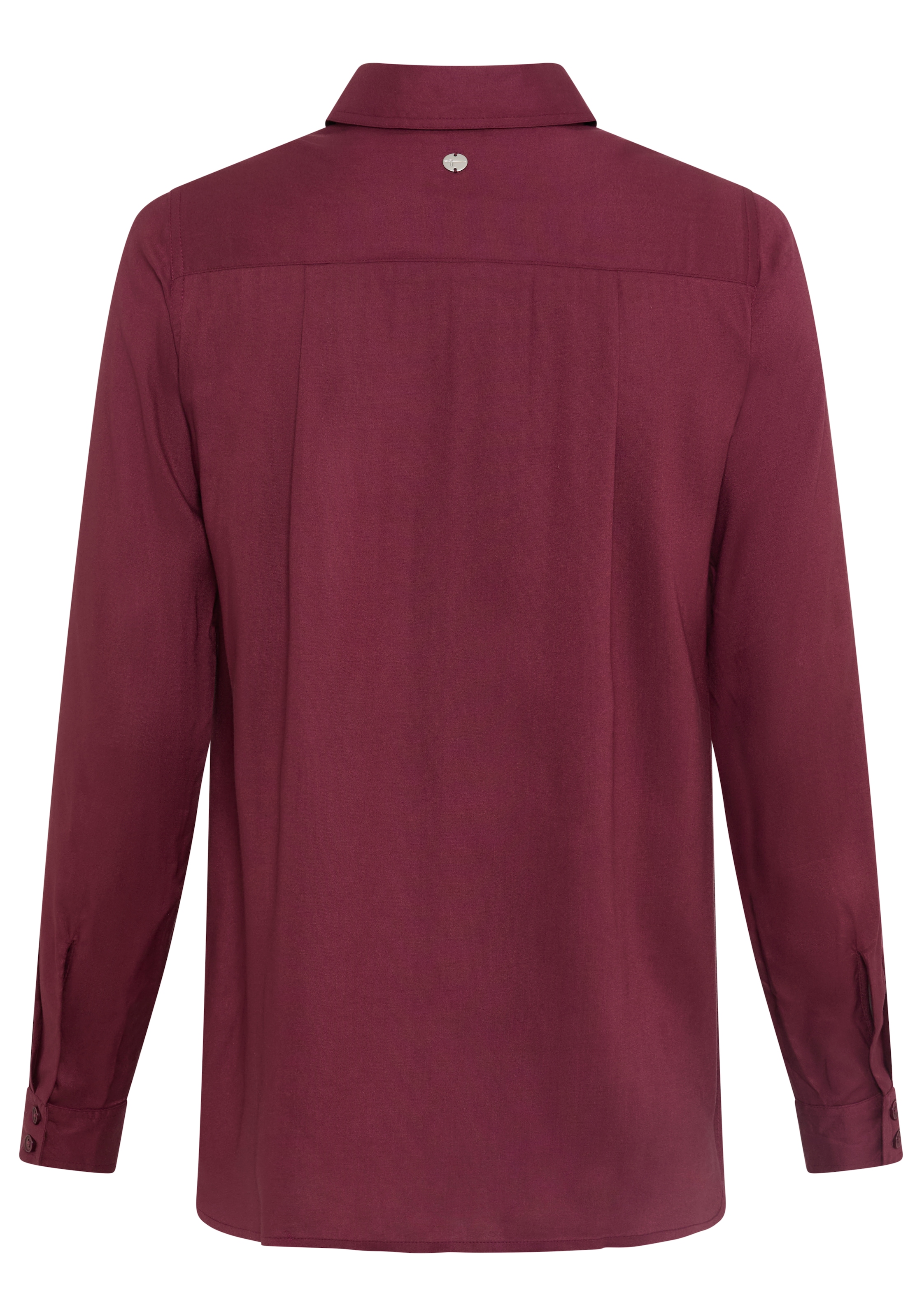 Tamaris Hemdbluse »mit lockerem Schnitt, aus fliessender Viskose-Qualität« im Oversize-Look mit Tasche
