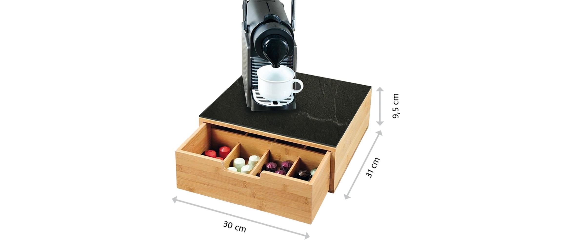 KESPER® Teebox »Schubladenbox« für Kaffeekapseln oder Teebeutel