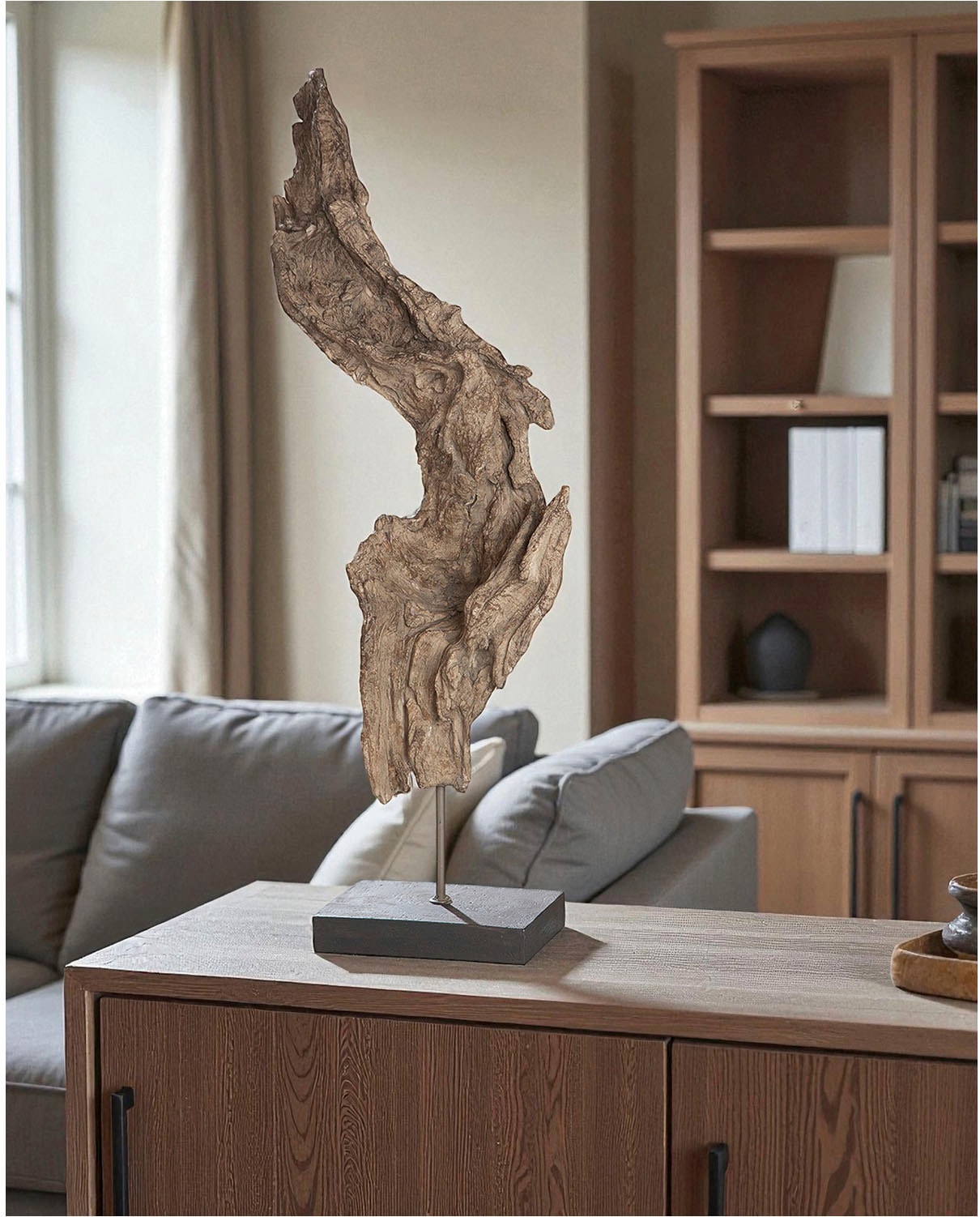 GILDE Objet décoratif »Baumwurzel« Höhe 69 cm, in Treibholz-Optik, dekorativ im Esszimmer & Wohnzimmer