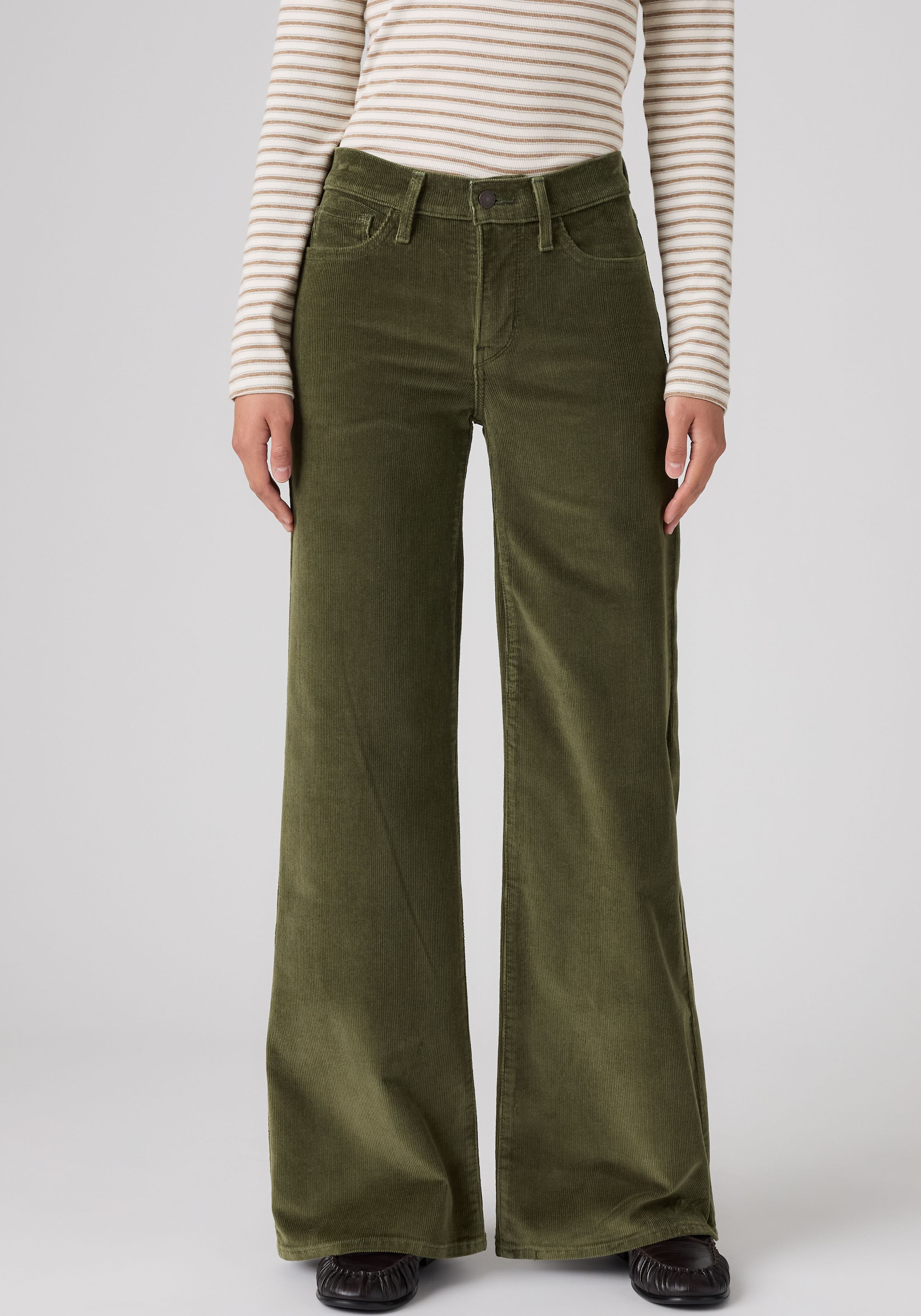 Levi's® Pantalon en velours côtelé »318 SHAPING WIDE LEG«  avec jambe large - coupe wide leg