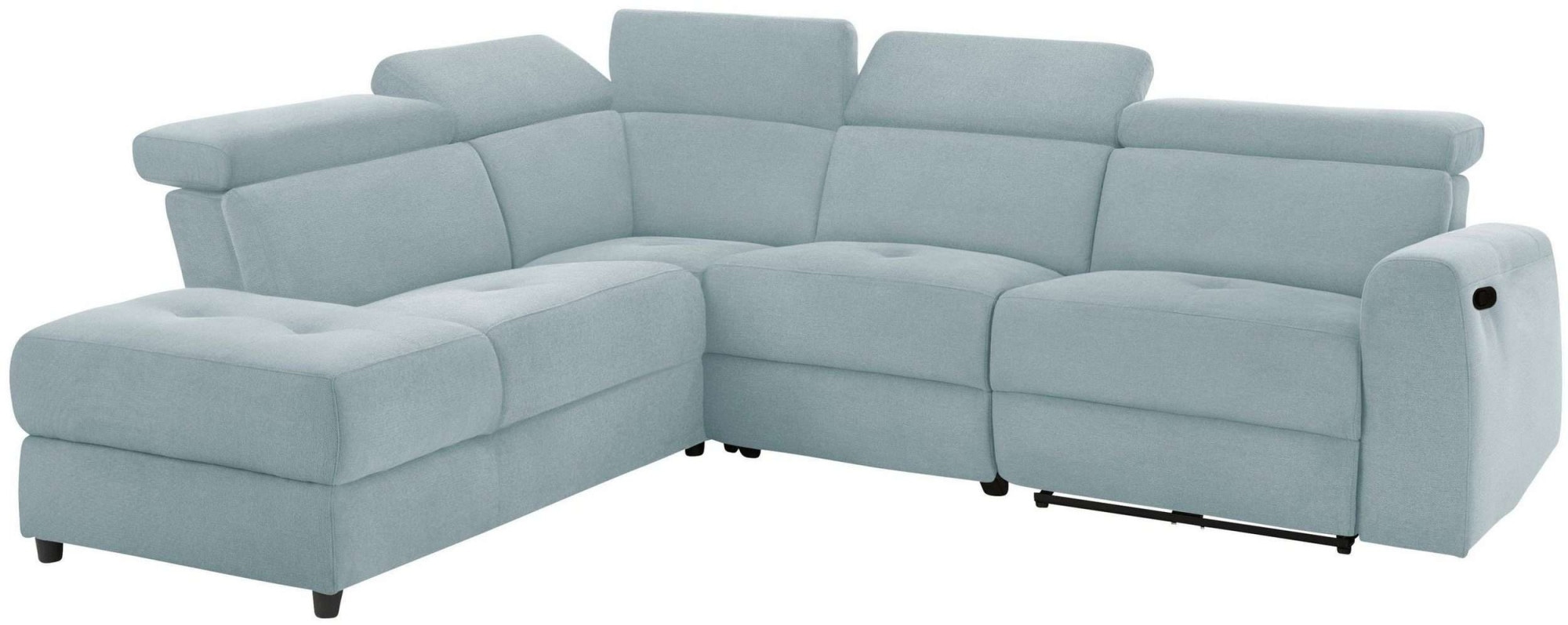 Home affaire Ecksofa »Sentrano, L-Form,« 273 cm, man. o. elektr. Relaxfunktion und USB/Kopfverstellung
