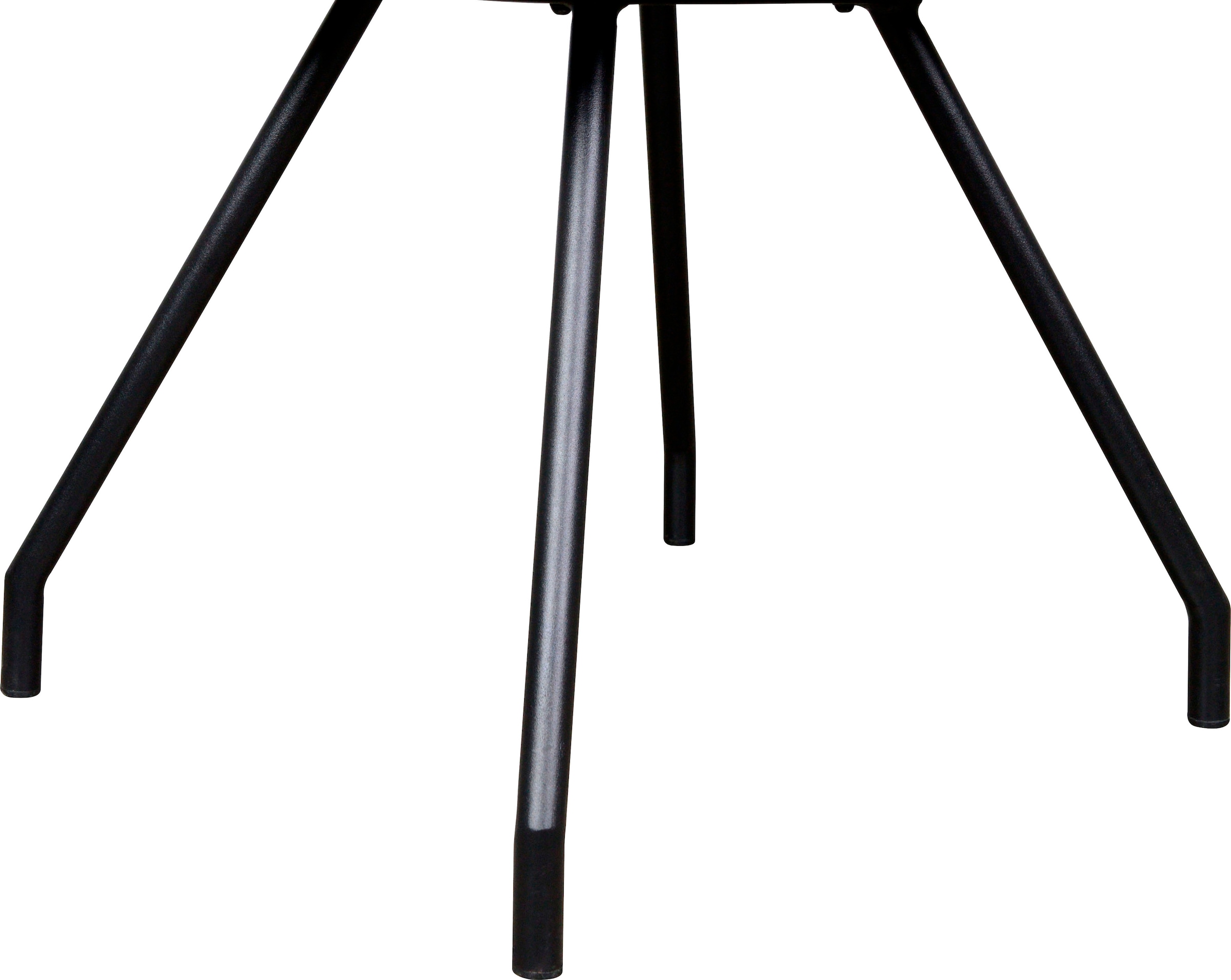 Kayoom Chaise rembourrée »Stuhl Eaden 225 2er-Set, samtiger Stoffbezug, Paspel aus Kunstleder« (Set) 2 cuisstilvoll, pflegeleicht, zeitgemässe Farbgebung, samtiger Stoffbezug