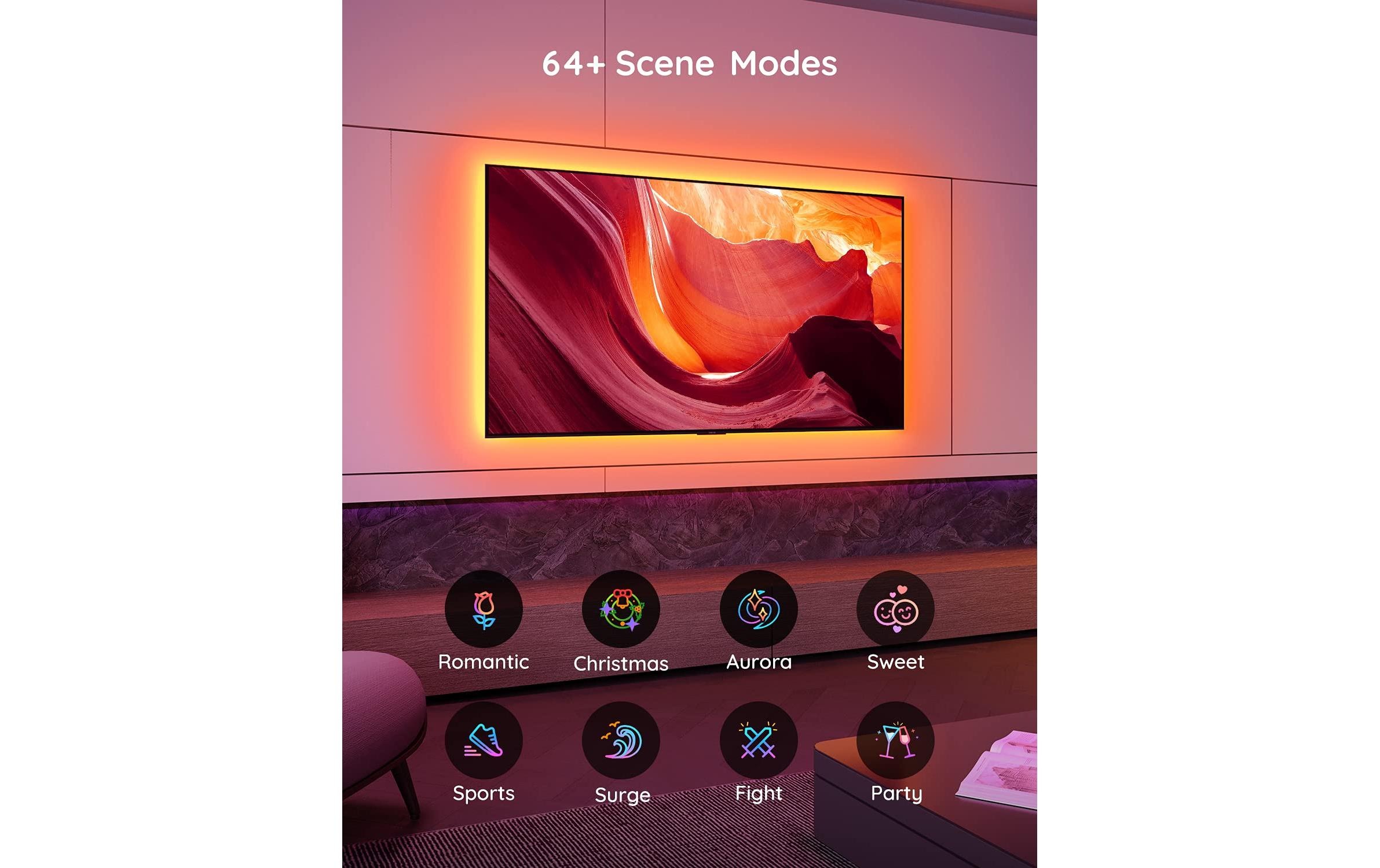 Govee Smarte LED-Leuchte »TV LED Backlight, 46-60, RGB, BT«