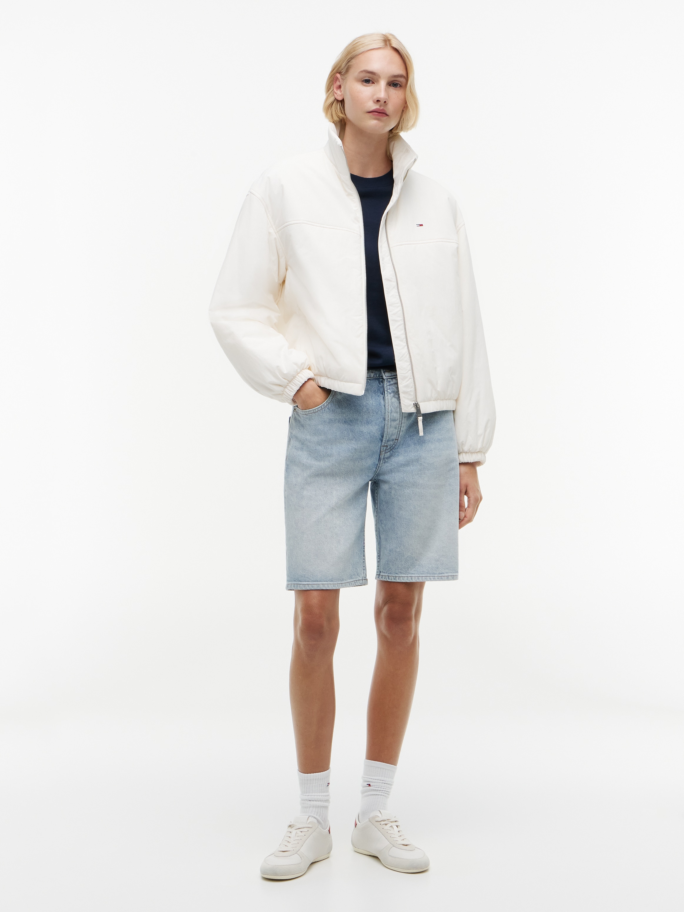 Tommy Jeans Blouson »TJW PADDED HIGH NECK JACKET« fibre synthétique