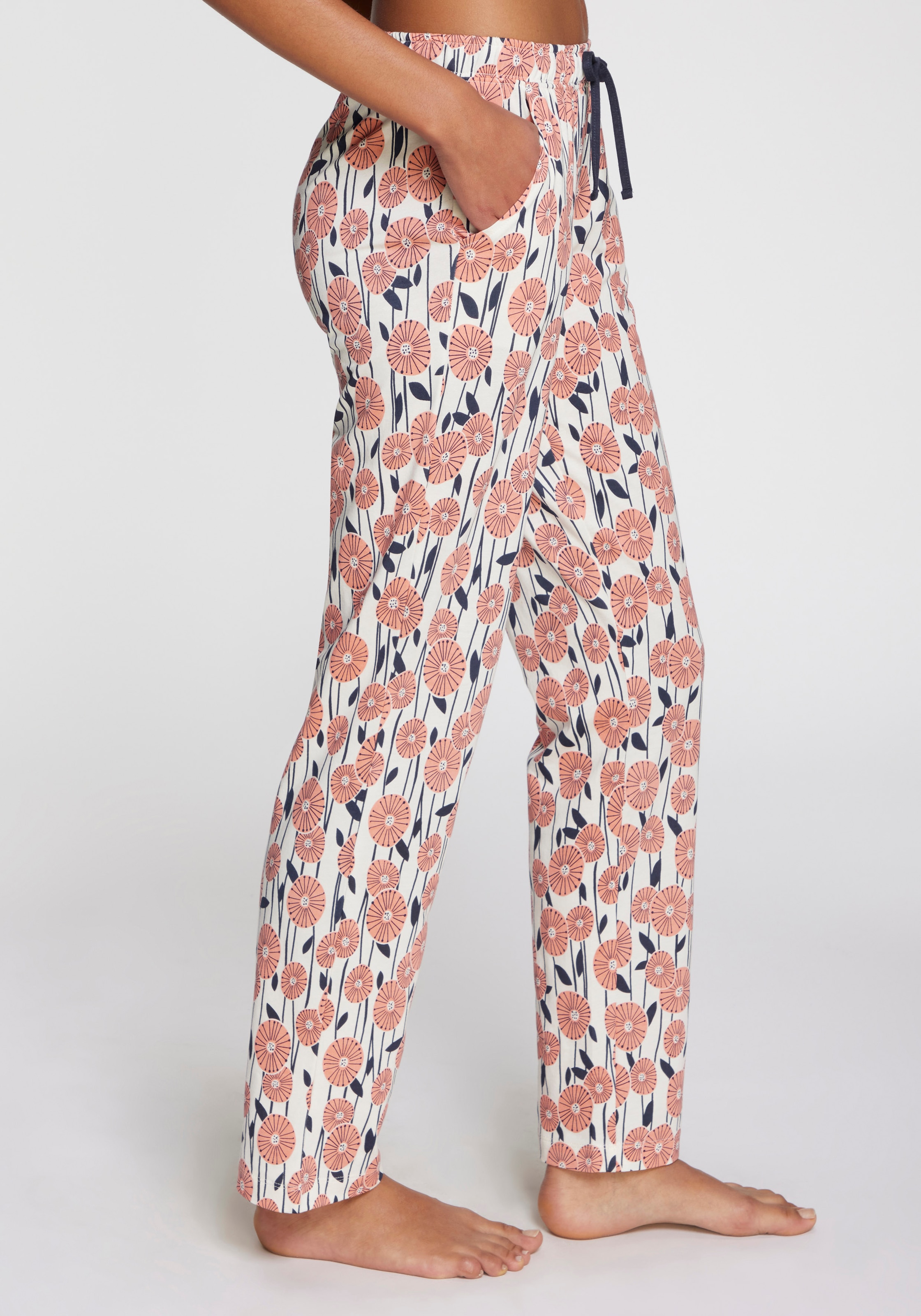 Vivance Dreams Pyjamahose  Mit schönem Muster