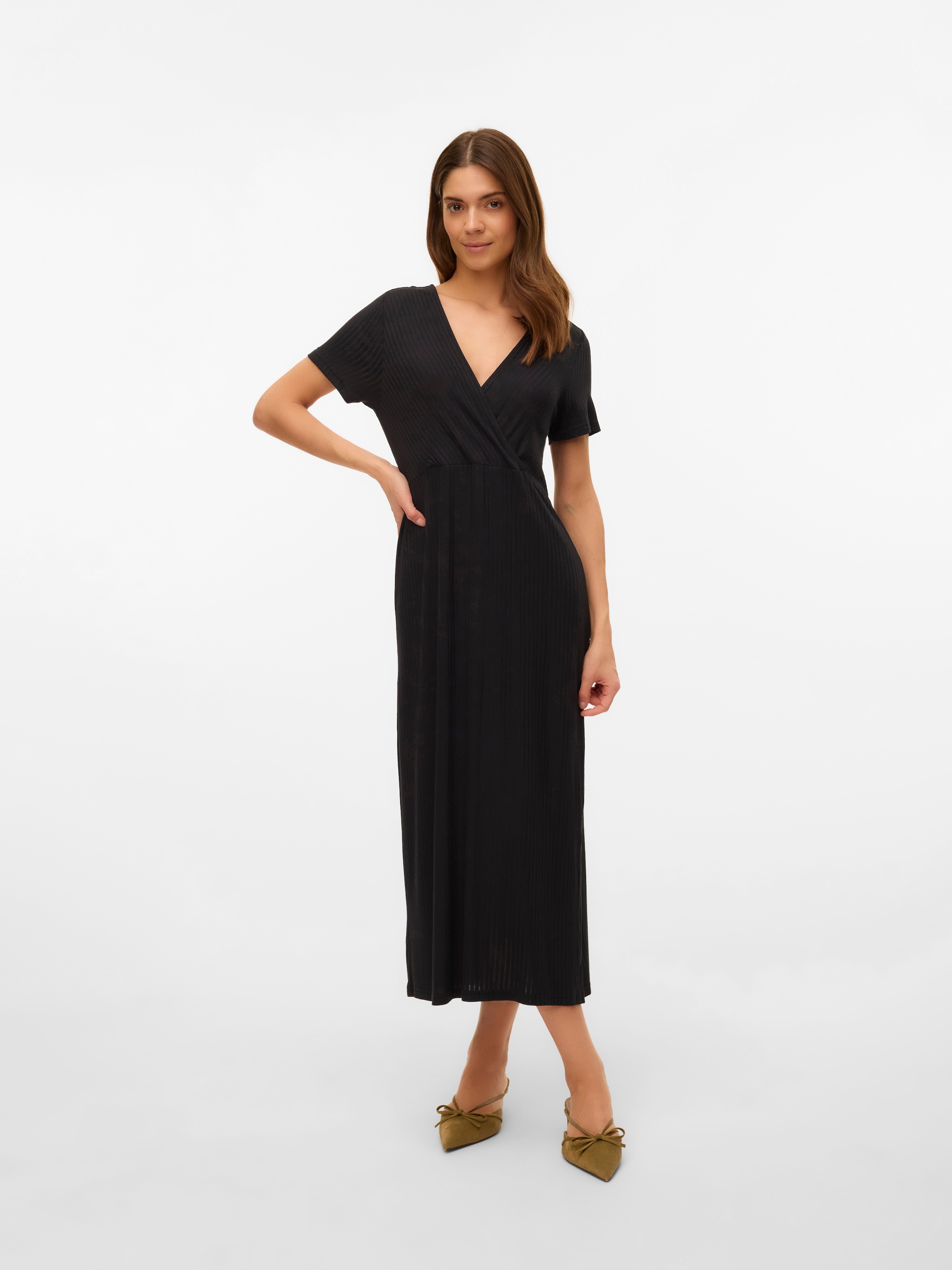 Mamalicious Jerseykleid »MLTRINITY TESS SS JRS MIDI DRESS 2F NOOS« Sommerkleid