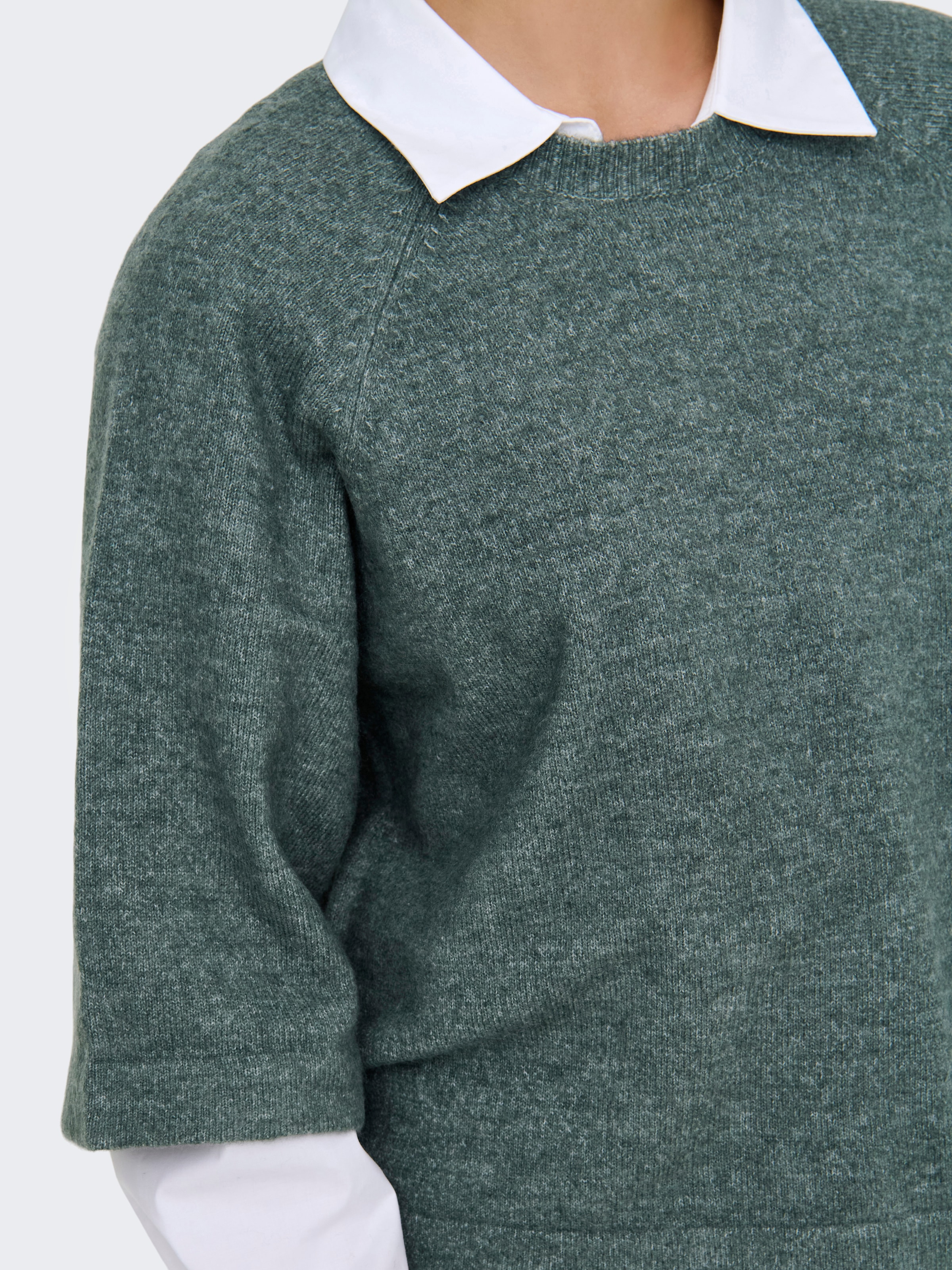 ONLY Strickpullover »ONLSIMONI 3/4 PULLOVER KNT NOOS« Materialmix, regular fit