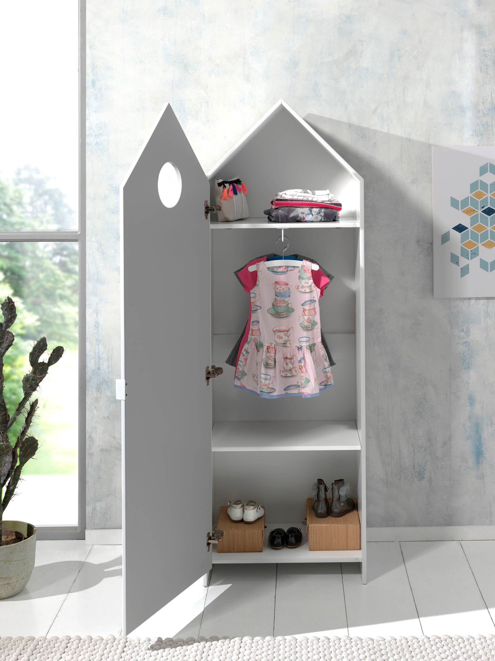 Vipack Armoires à vêtements »Casami, mit Soft-Close, viel Stauraum, TOP modern« L/H/P env. 57,6x171,3x37 cm, différentes couleurs, style maison de plage,  utilisable comme armoire à vêtements/linge, usage universel
