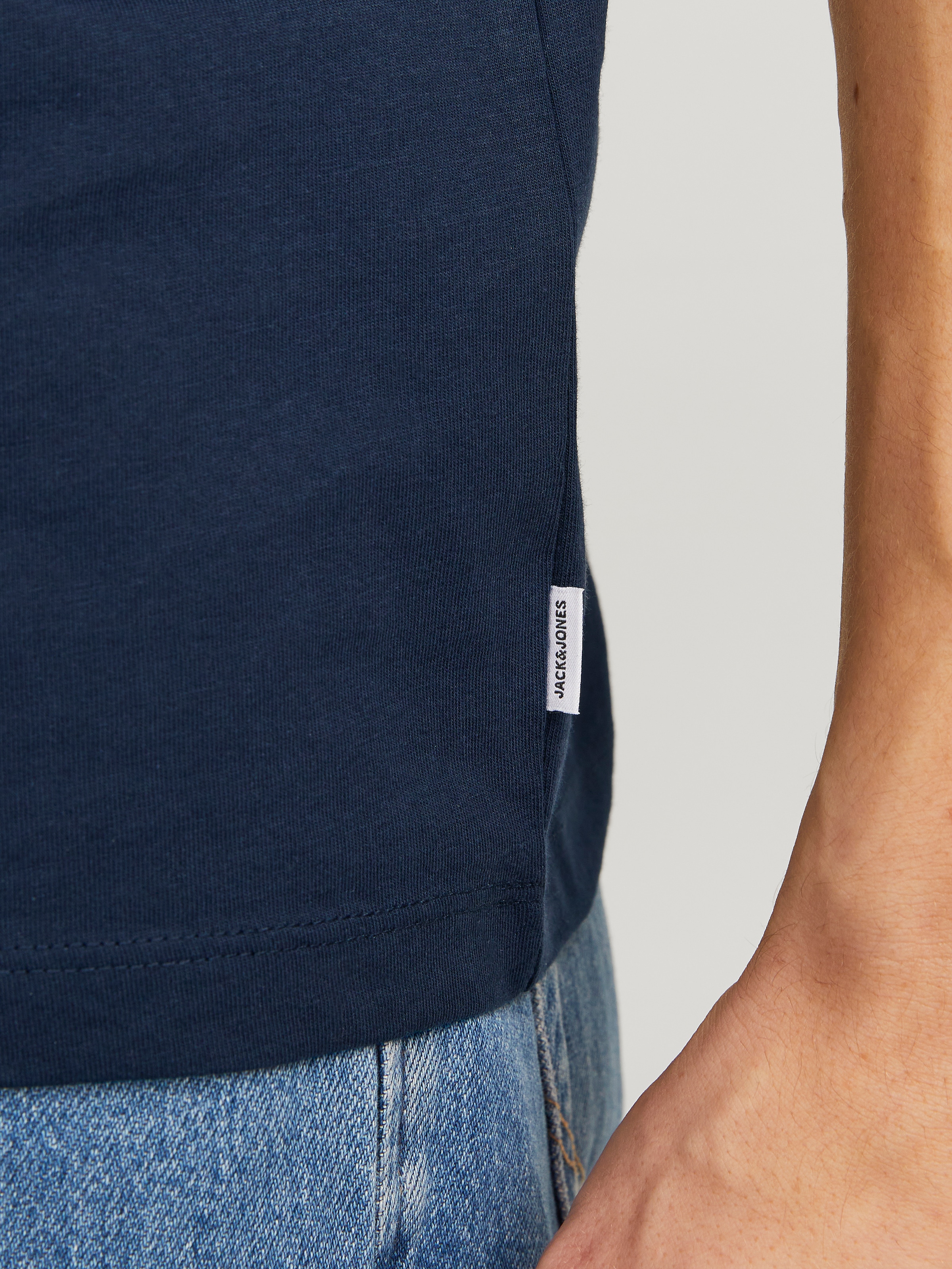 Jack & Jones T-Shirt »JJEORGANIC BASIC TEE SS O-NE 5PK MP NOOS« Packung, 5er-Pack, 5 Stk.