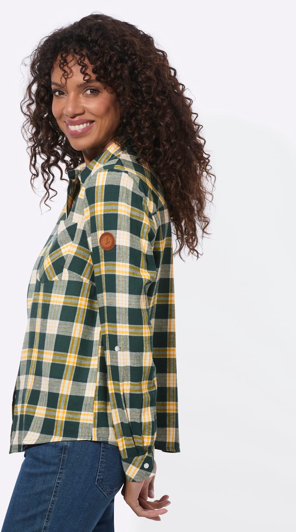 Casual Looks Blouse en flanelle