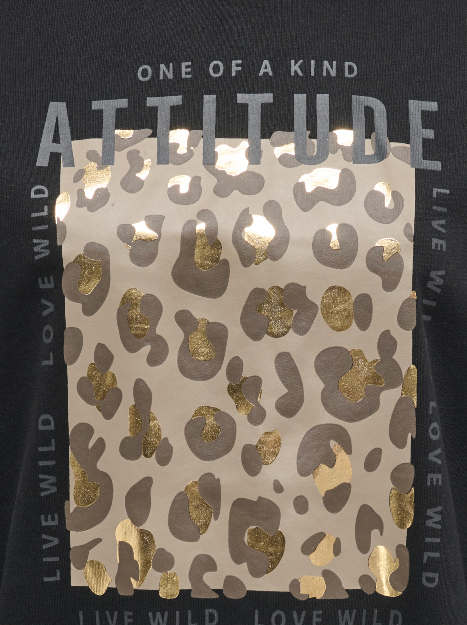 ONLY Sweat-shirt »ONLBROOKY L/S PRINT UB CS SWT«, mélange coton, coupe régulière
