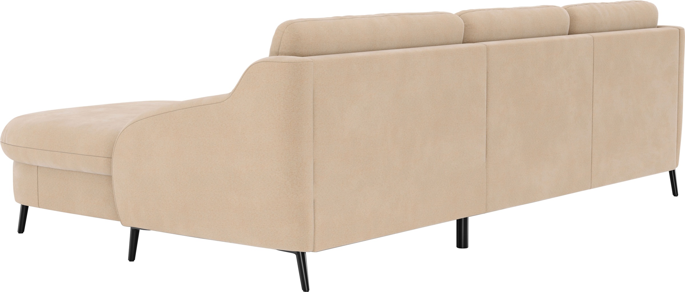 sit&more Ecksofa »Soul L-Form« wahlweise mit Bettfunktion und Bettkasten oder Schubkasten