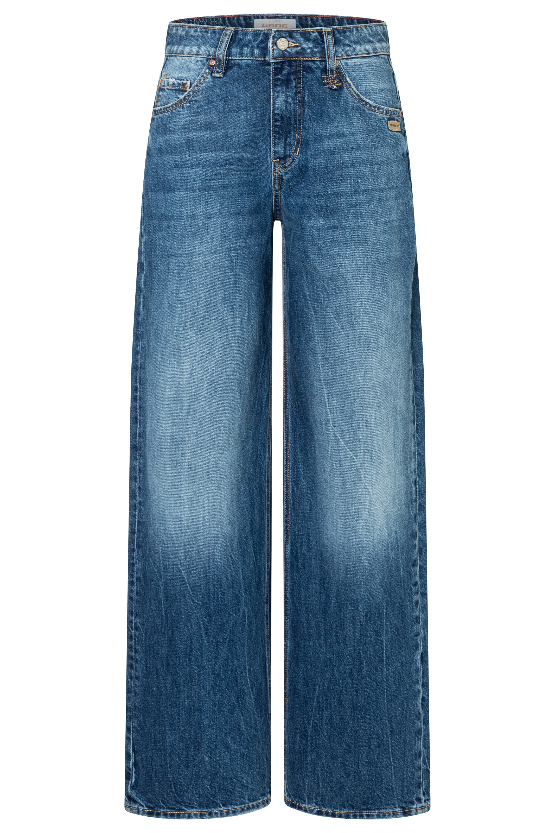 GANG Jeans à 5 poches »94CORA« En coupe baggy avec taille basse