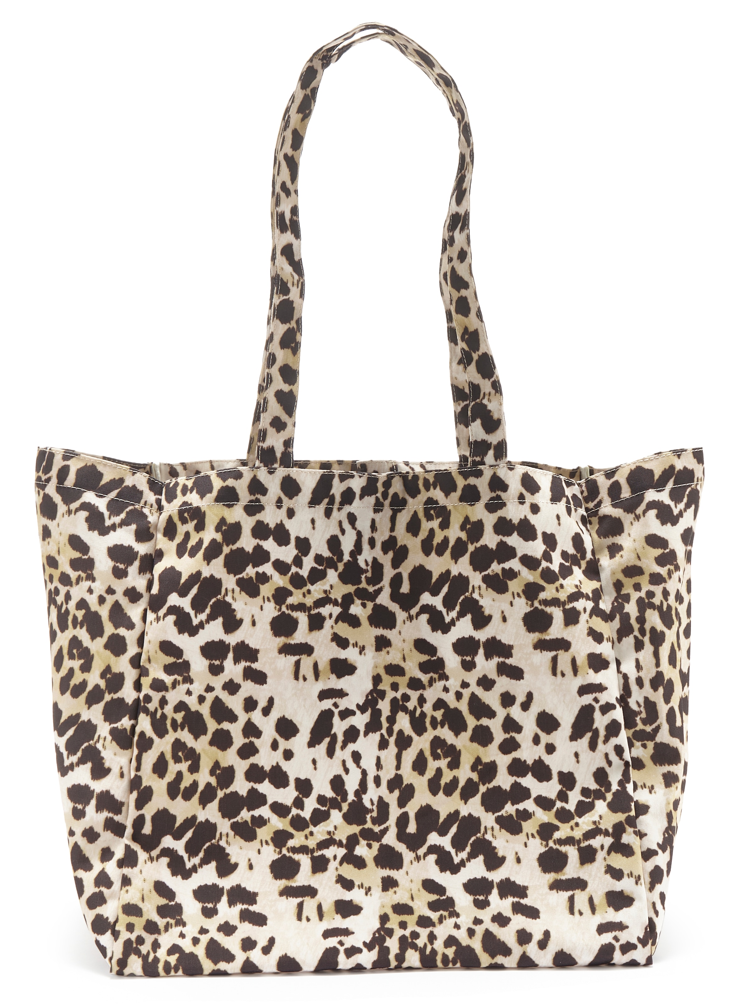 LSCN by LASCANA Shopper »Schultertasche, Strandtasche, Badetasche, Sommertasche, Handtasche,« Einkaufstasche, Tragetasche mit angesagtem Leo-Print VEGAN