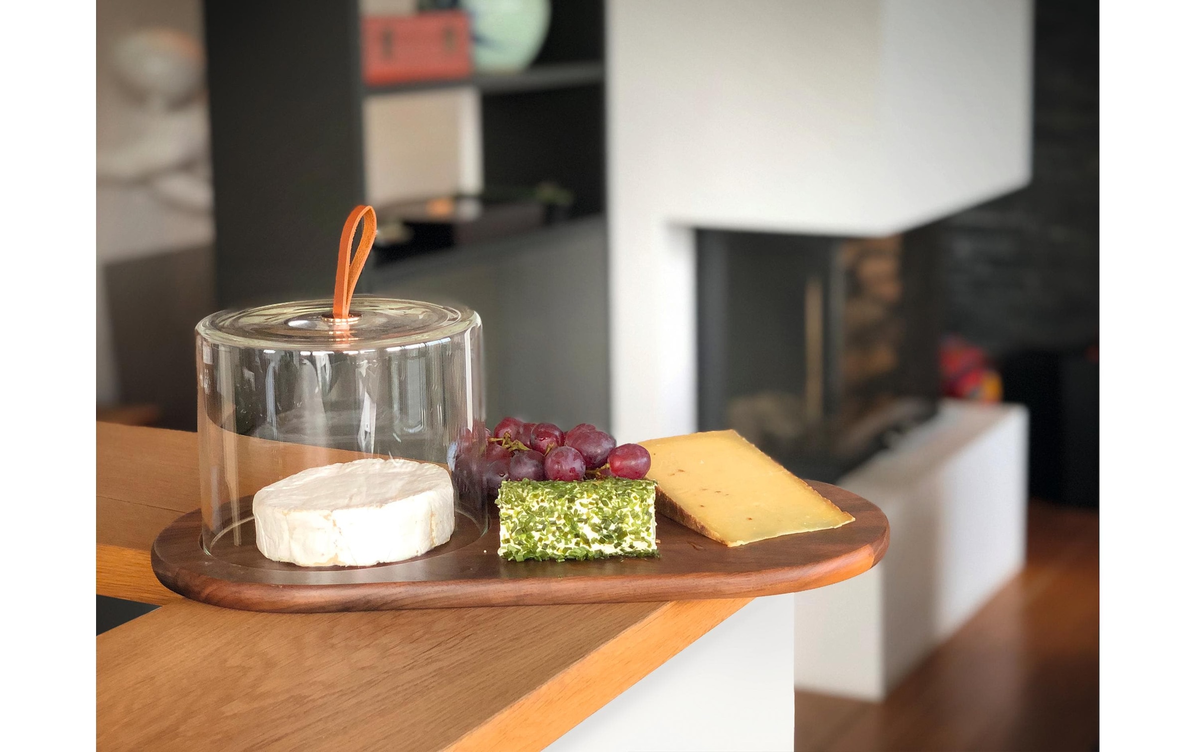 PHILIPPI Käseglocke »Walnuss 40 x 21 x 12 cm«