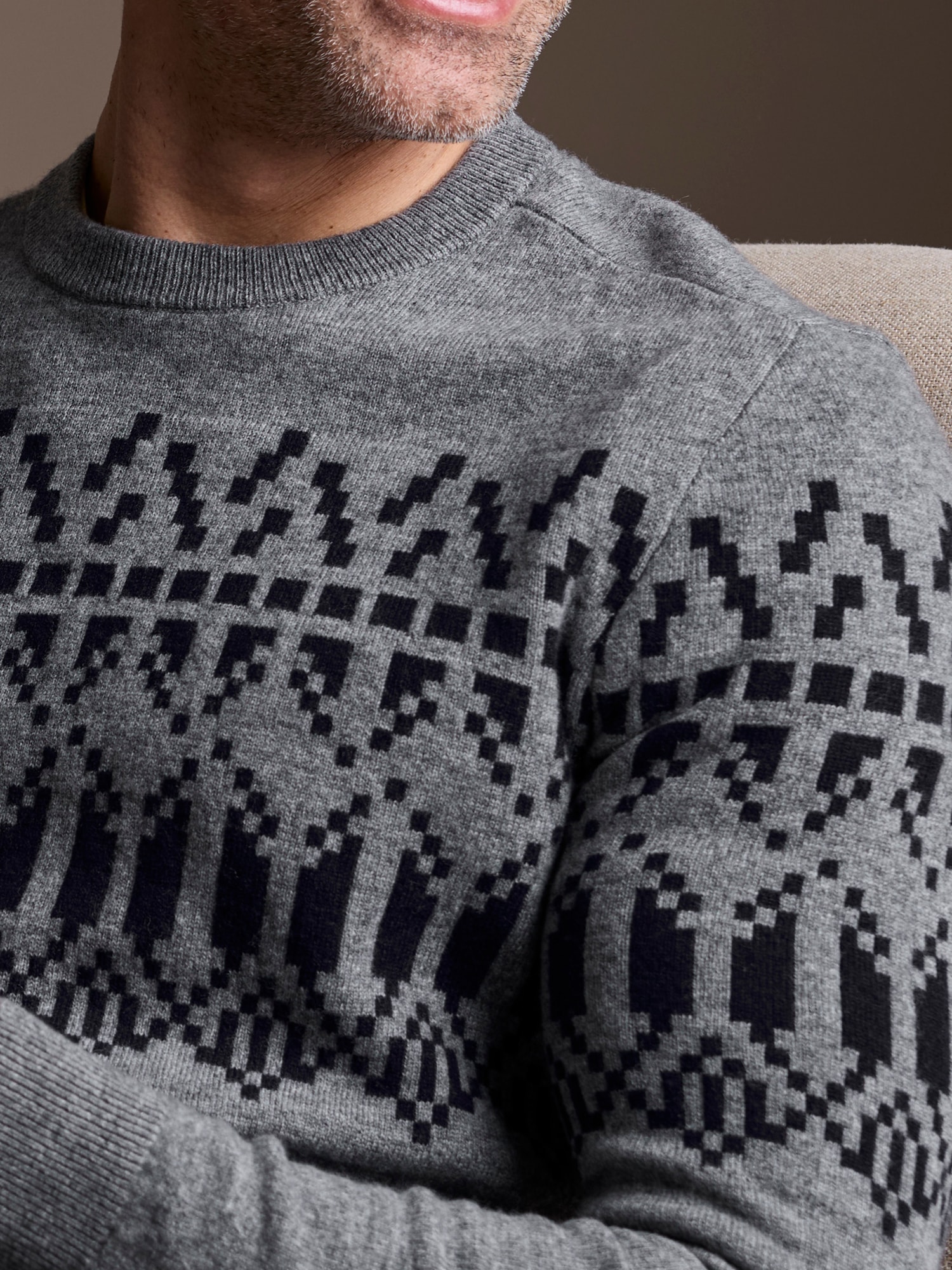 LERROS Strickpullover »Herren Strickpullover, skandinavisch inspiriert«