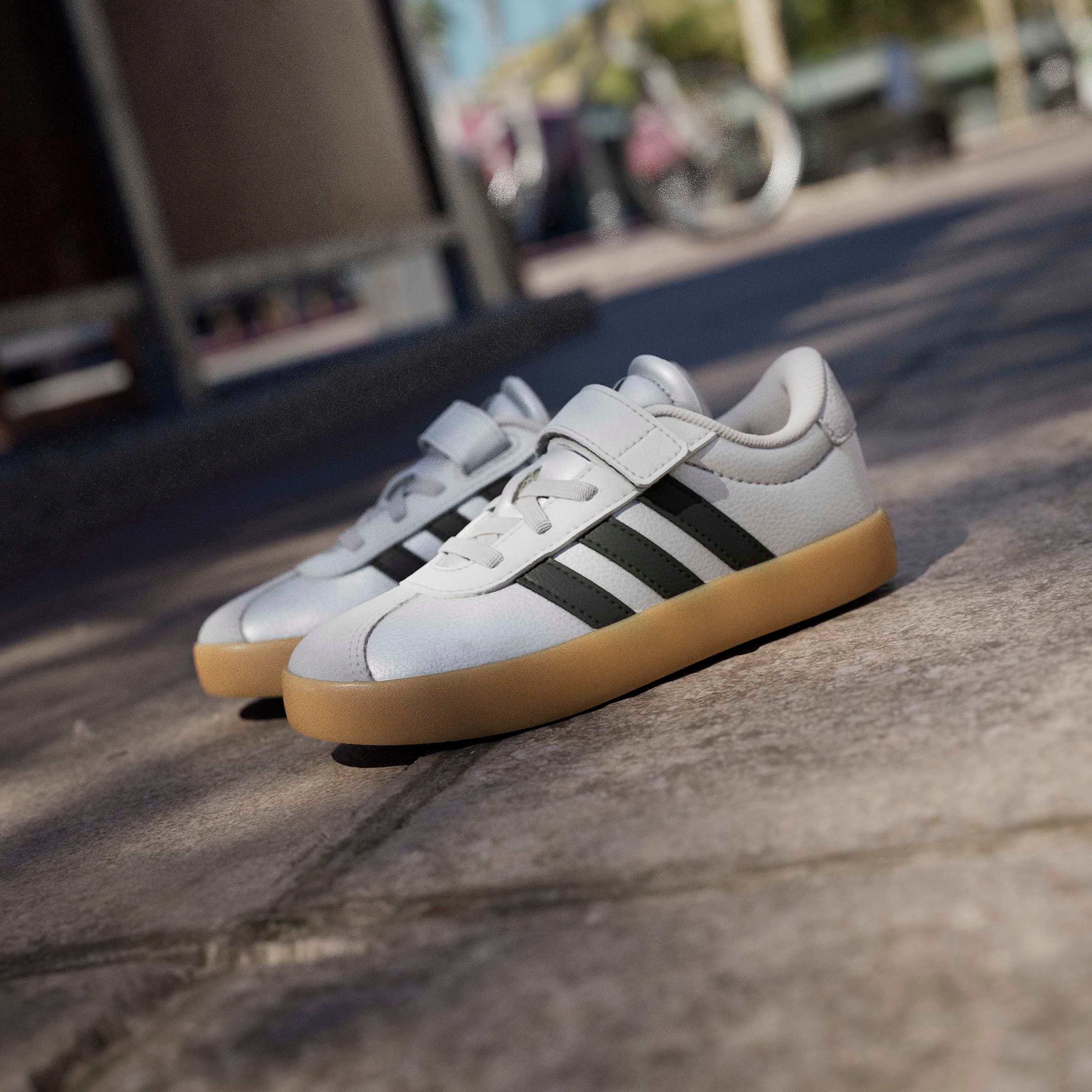 adidas Sportswear Sneaker »VL COURT 3.0 EL C«  inspiriert vom Design des adidas samba, für Kinder & Jugendliche