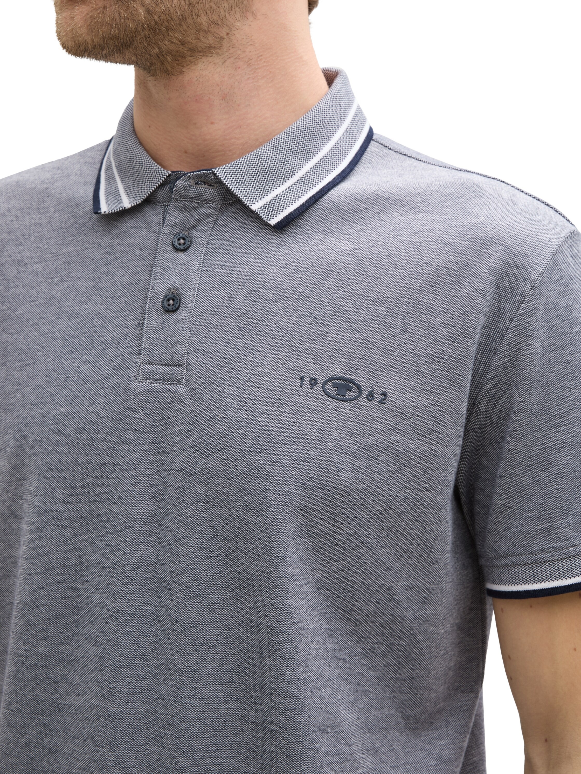 TOM TAILOR Polo mit Logo Stickerei