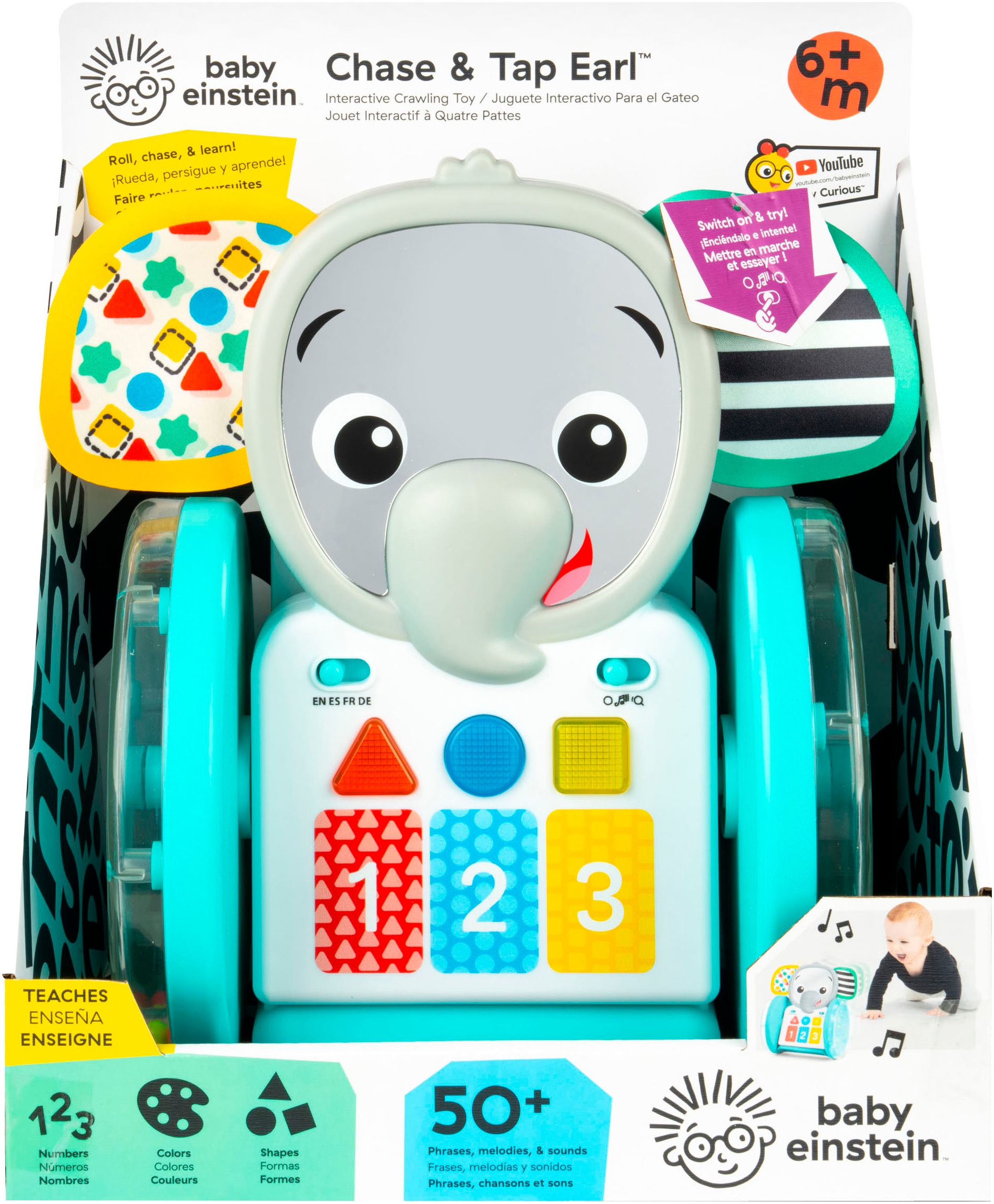 Baby Einstein Lernspielzeug »Chase & Tap Earl  Interactive Crawling Toy«