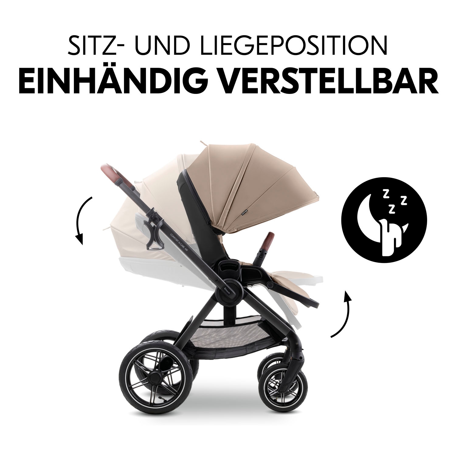 Hauck Kombi-Kinderwagen »Comfort N Care Air« 22 kg Belastbarkeit bis 22 kg