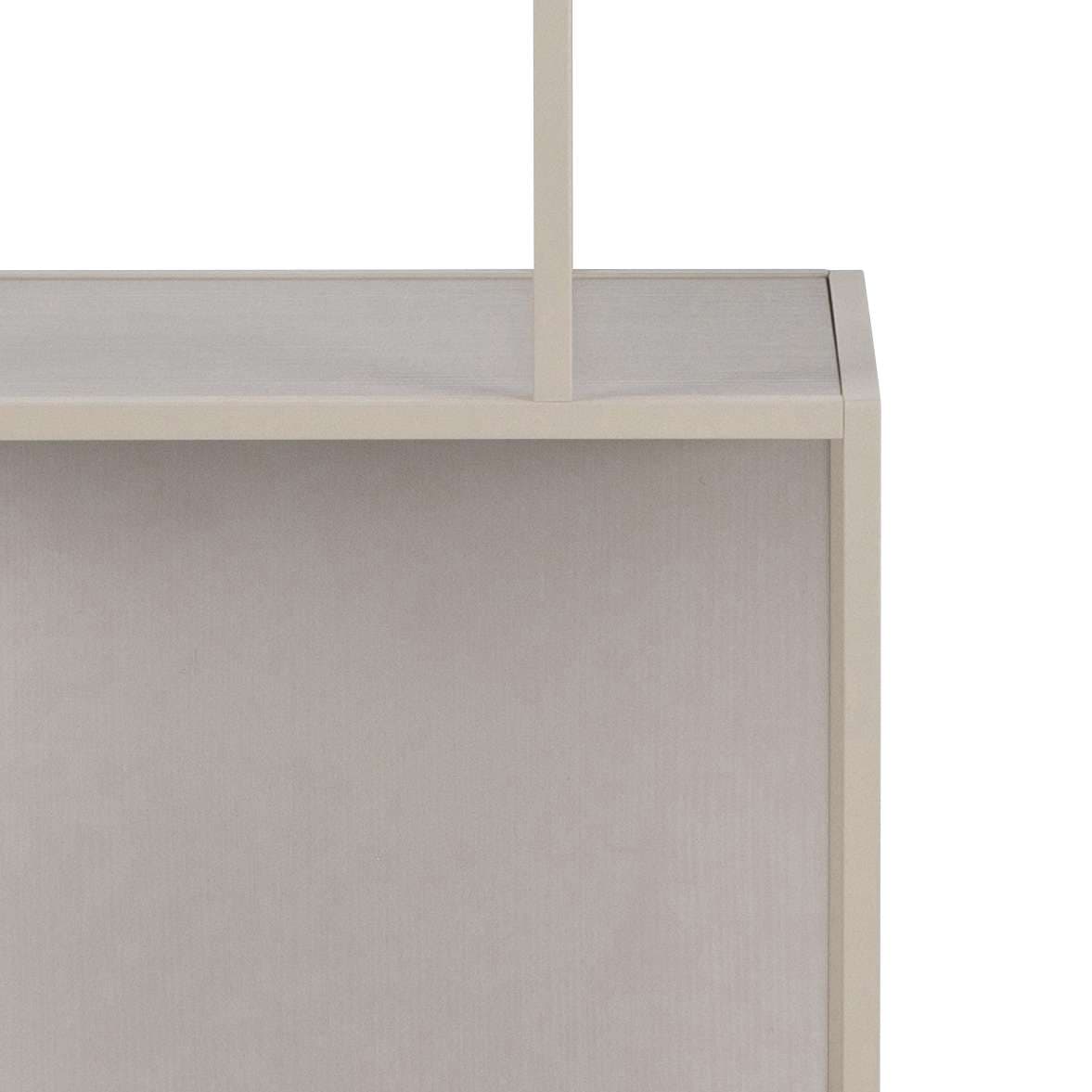 ACTONA GROUP Étagère à livres »Seaford, Regal, Standregal, Raumteiler« étagère, grise, détails asymétriques, dos réversible, 77x35x185cm