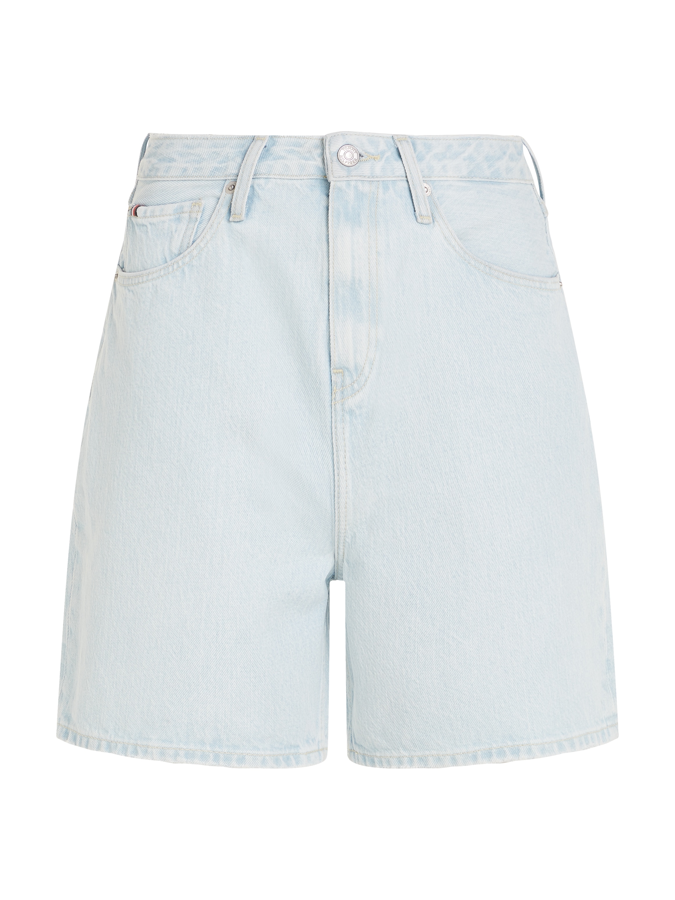 Tommy Hilfiger Short »DNM STRAIGHT SHORT HW LOLA«  mit Markenlabel