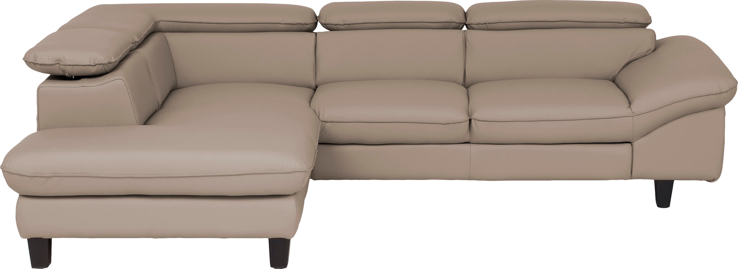 GOODproduct Ecksofa »Pilot L-Form« mit Kopfteilverstellung, wahlweise mit Schlaffunktion & Bettkasten