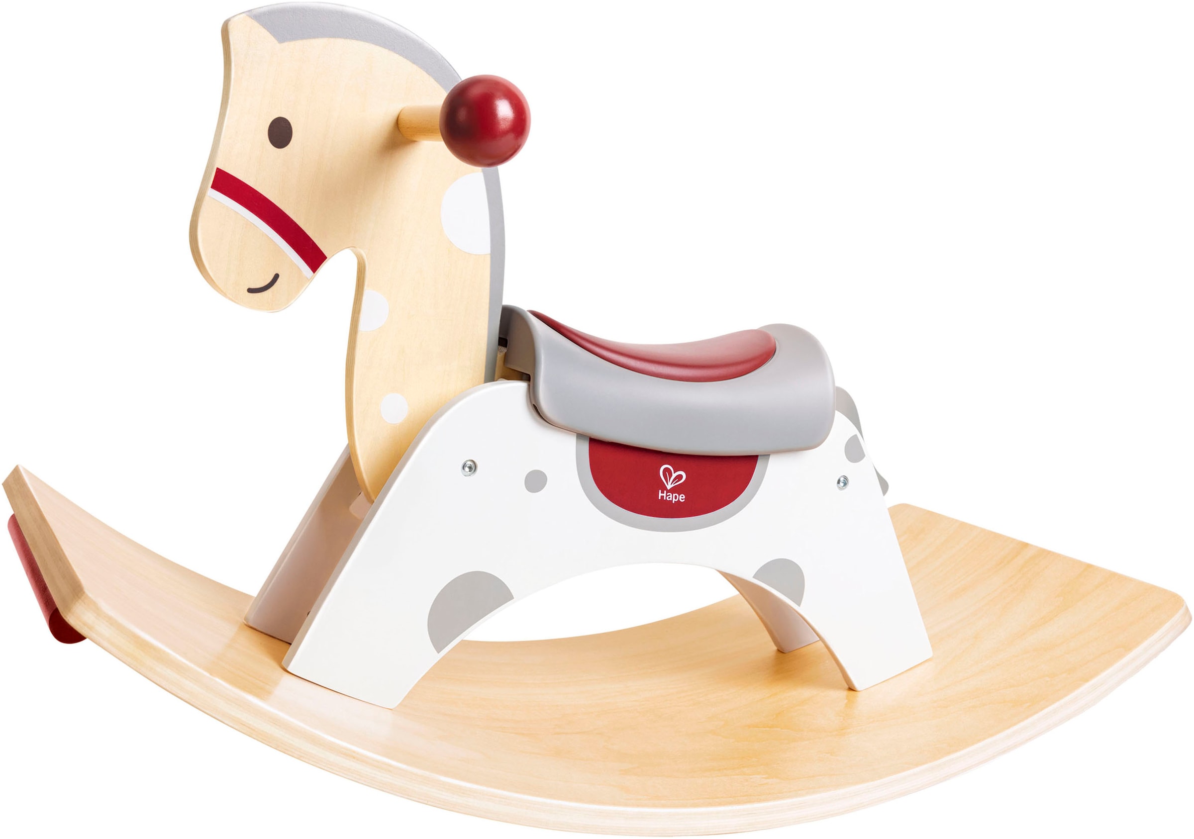 Hape Cheval à bascule »2in1-Schaukelpferd und Balance-Board«