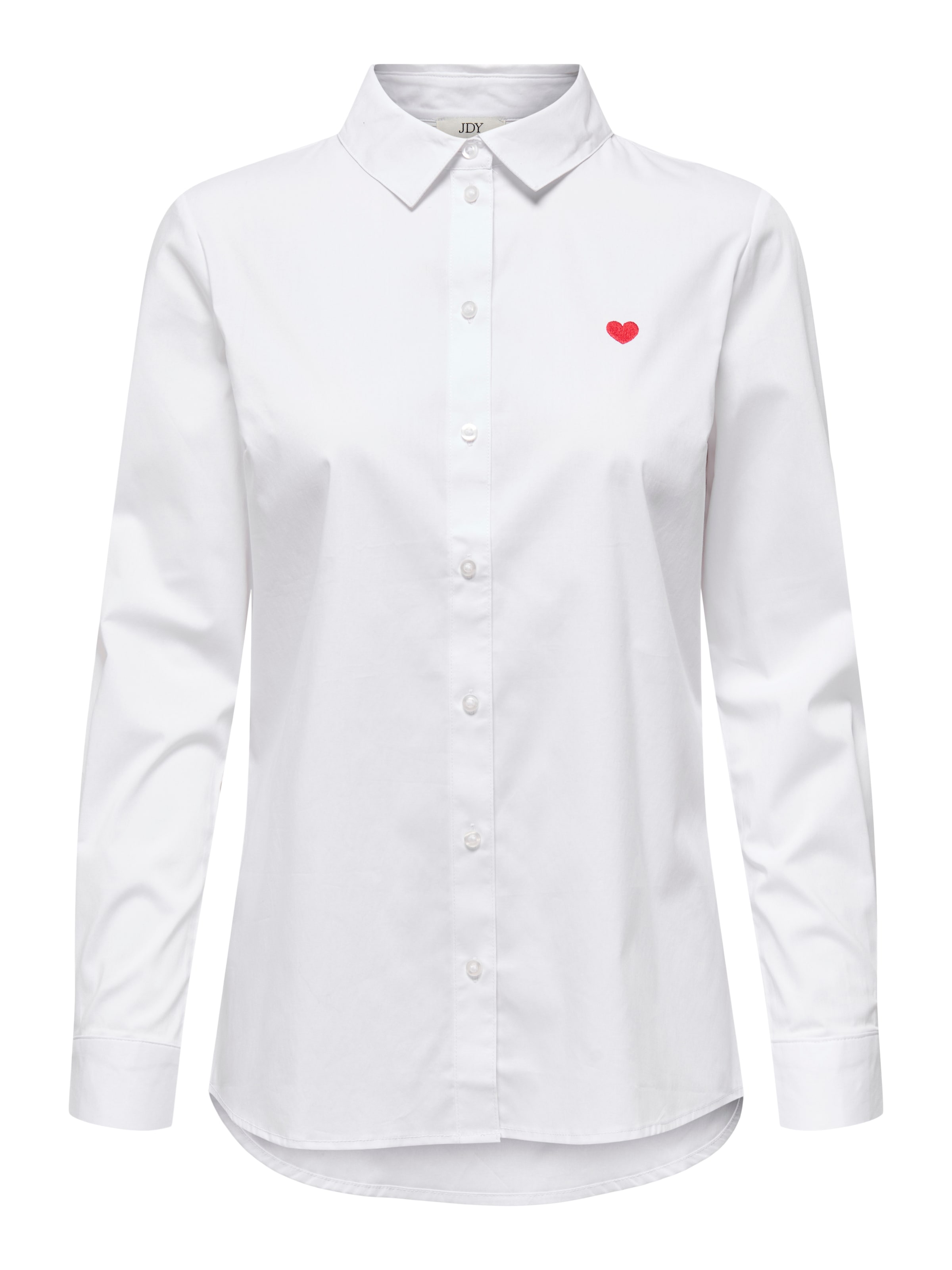 JDY Hemdbluse »JDYMIO L/S EMBROIDERY SHIRT WVN NOOS« in klassischer Form mit kleiner Bruststickerei