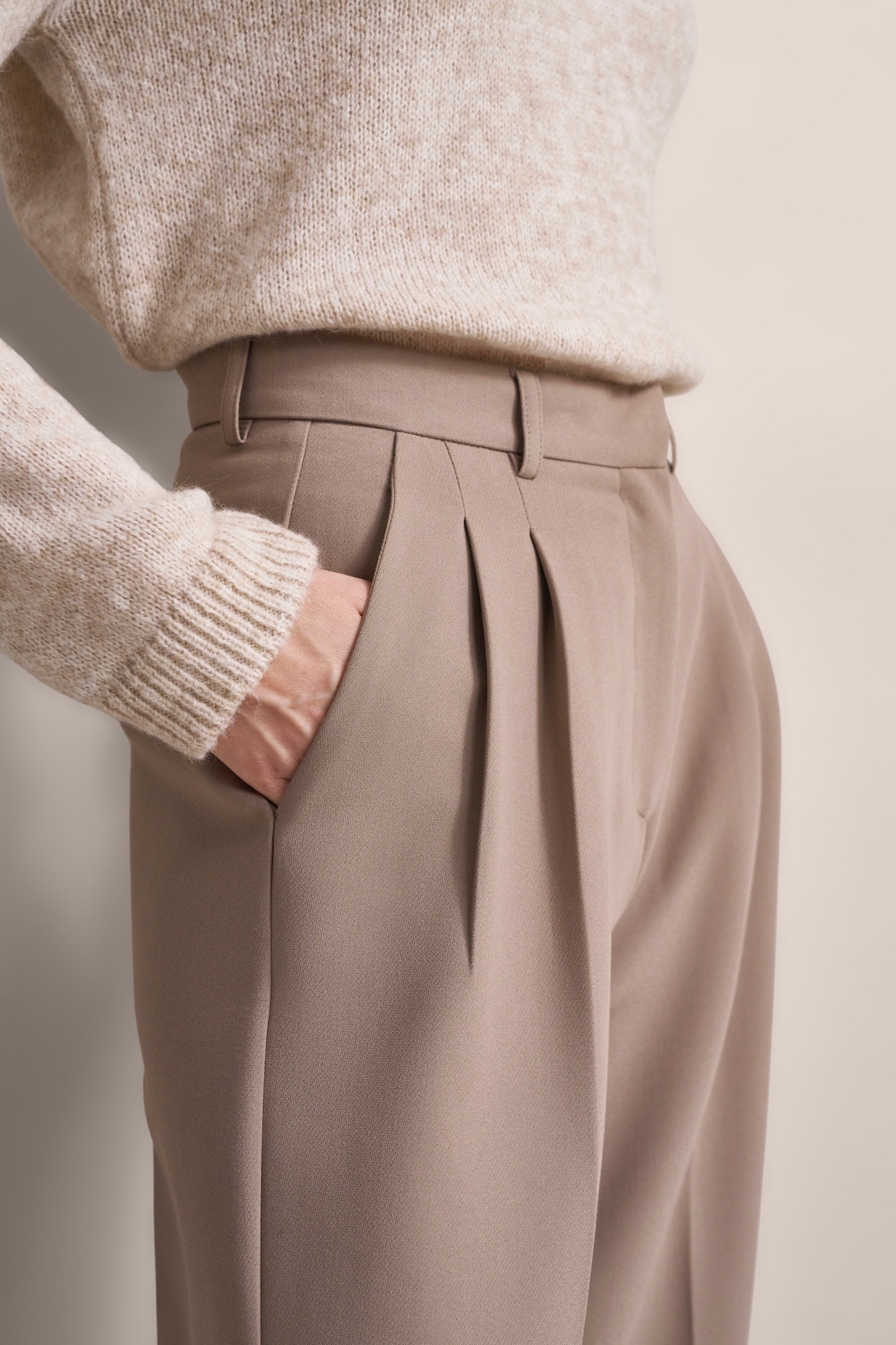 bugatti Pantalon en tissu  aus elastischer Viskose