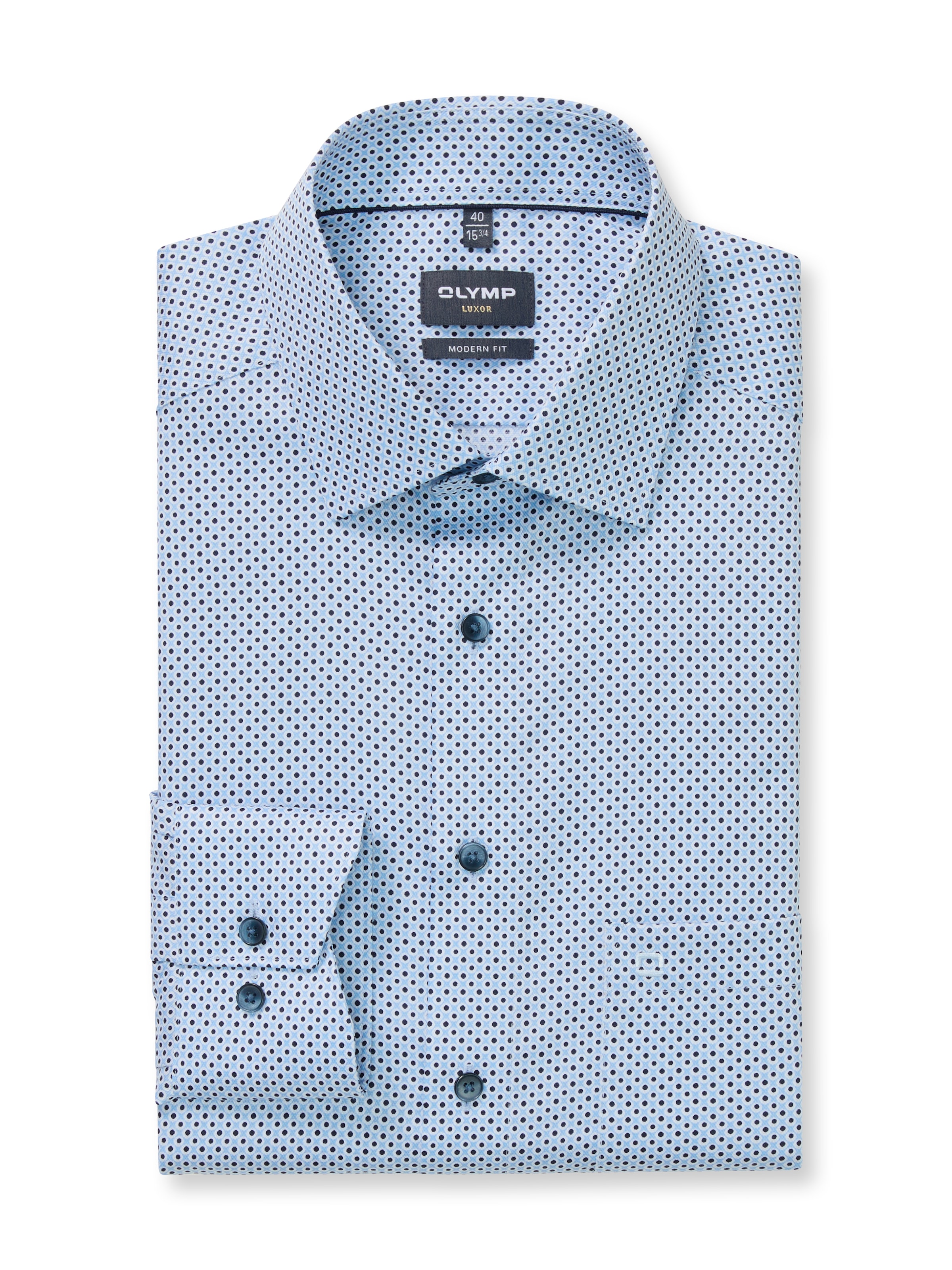 OLYMP Chemise à manches longues »Luxor« Businesshemd, comfort fit, New-Kentkragen, extra langer Arm