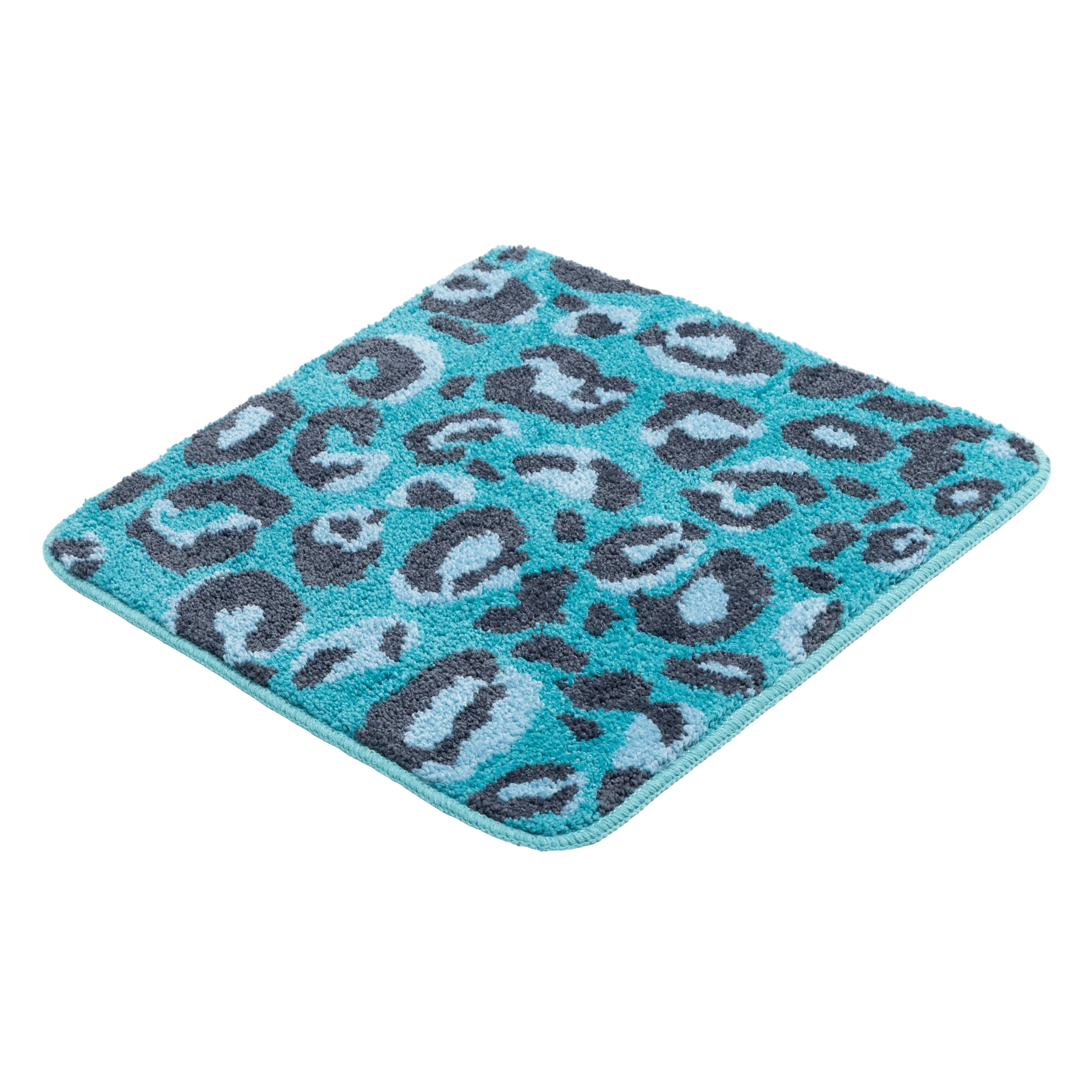 GOODproduct Tapis de bain »Regona Leo, Badvorleger, Badezimmer Teppich, Duschvorleger« Höhe 10 mm revêtement antidérapant Séchage rapide | compatible chauffage au sol motif léopard, imprimé animal, moderne