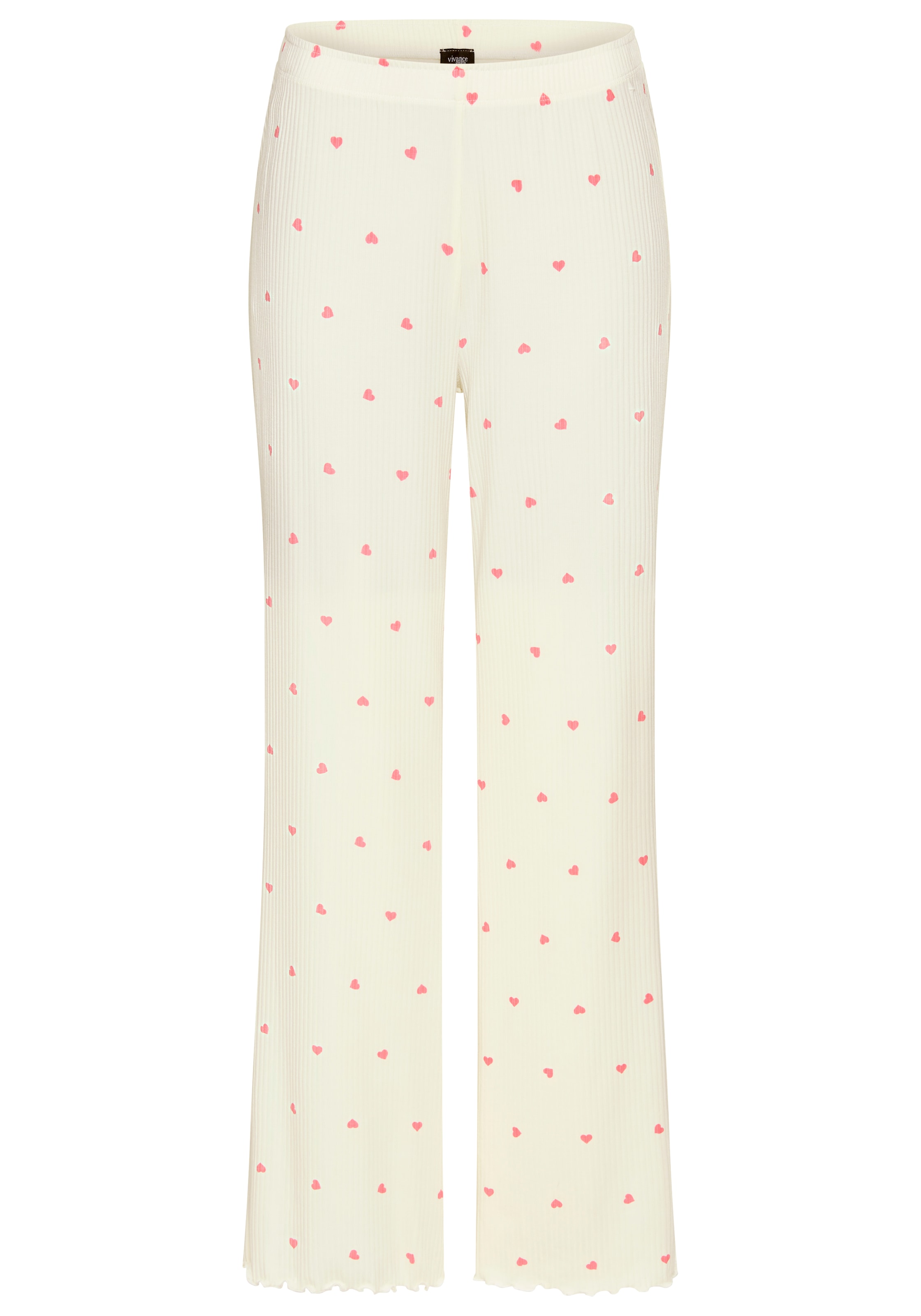 Vivance Dreams Pyjama Set, 2-teilig, 2 pièces mit süssem Herzchendruck