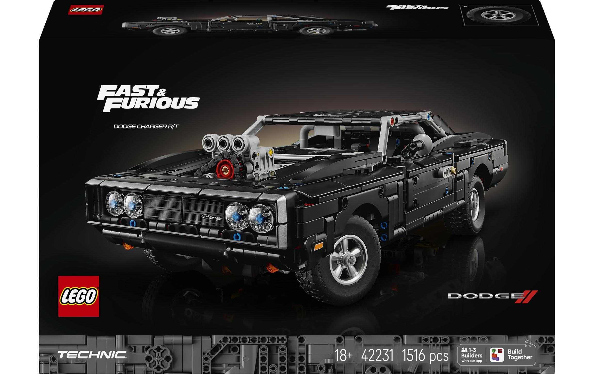 LEGO® Konstruktionsspielsteine »Fast and Furious Dodge Charger R/T Auto (42231), LEGO Technic« Made in Europe