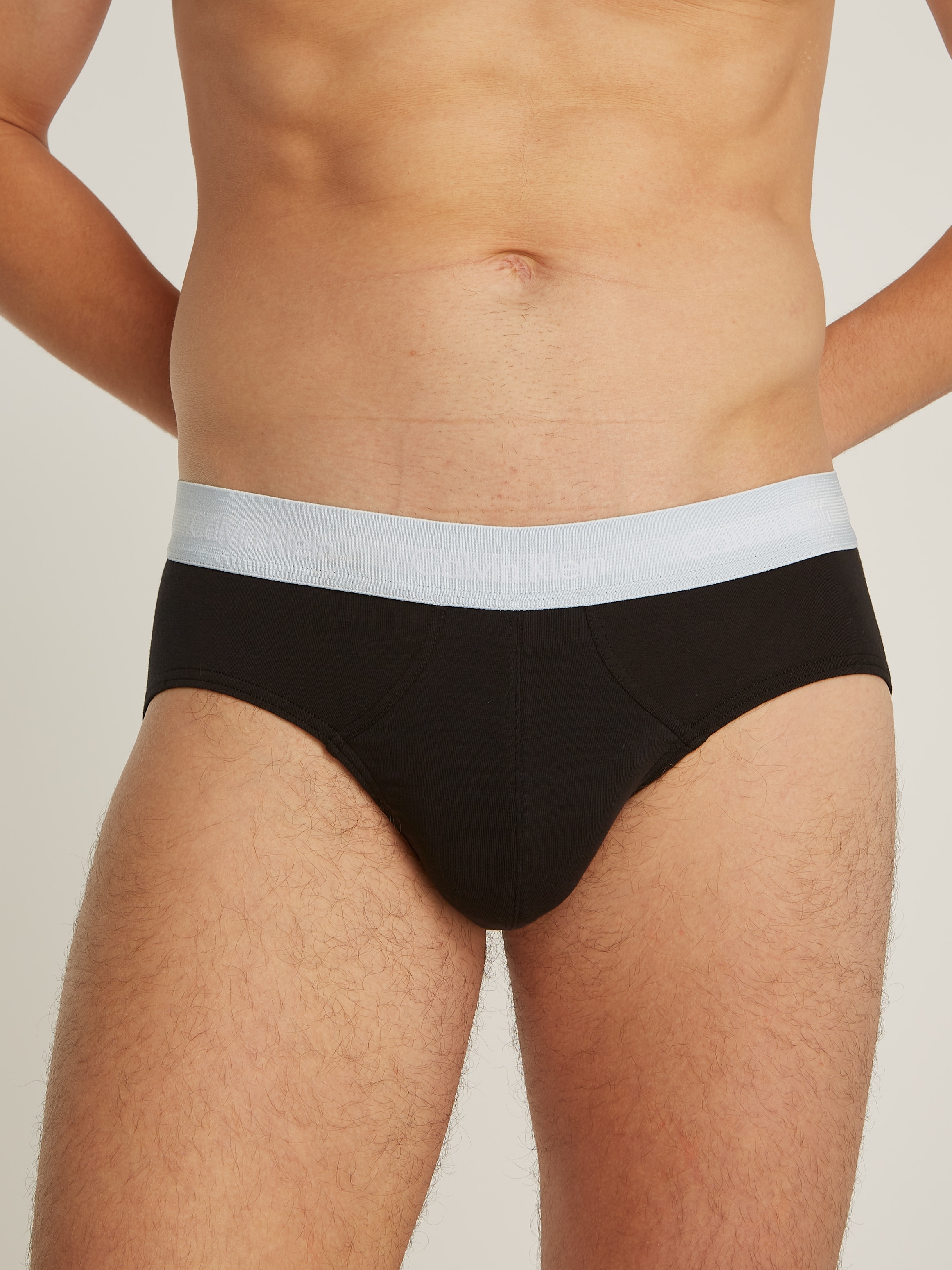 Calvin Klein Underwear Hipster »CK HIP BRIEF 3PK« 3 cuis mit farbigem Webbund