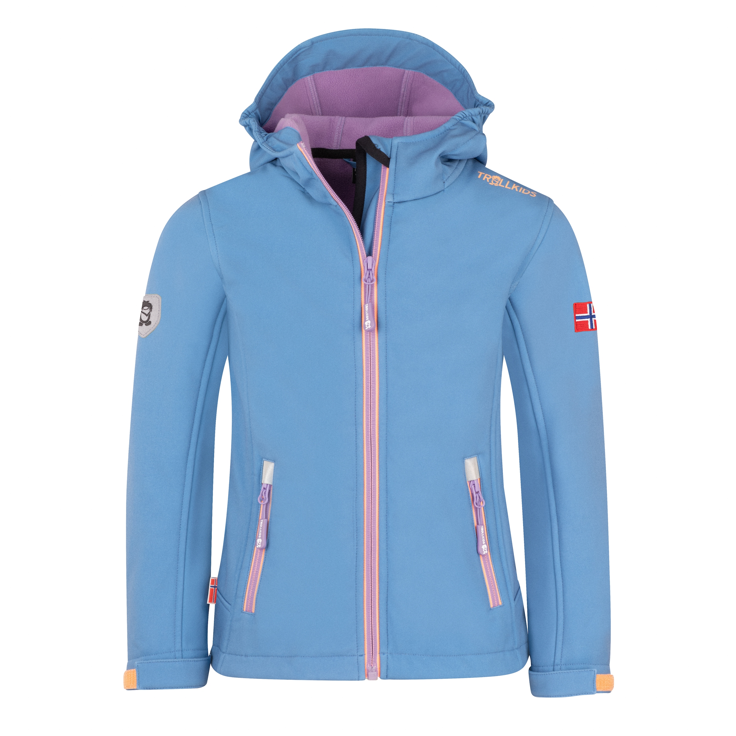 TROLLKIDS Veste softshell »GIRLS TROLLFJORD JACKET« für Kinder und Jugendliche, sportlicher Stil, winddicht