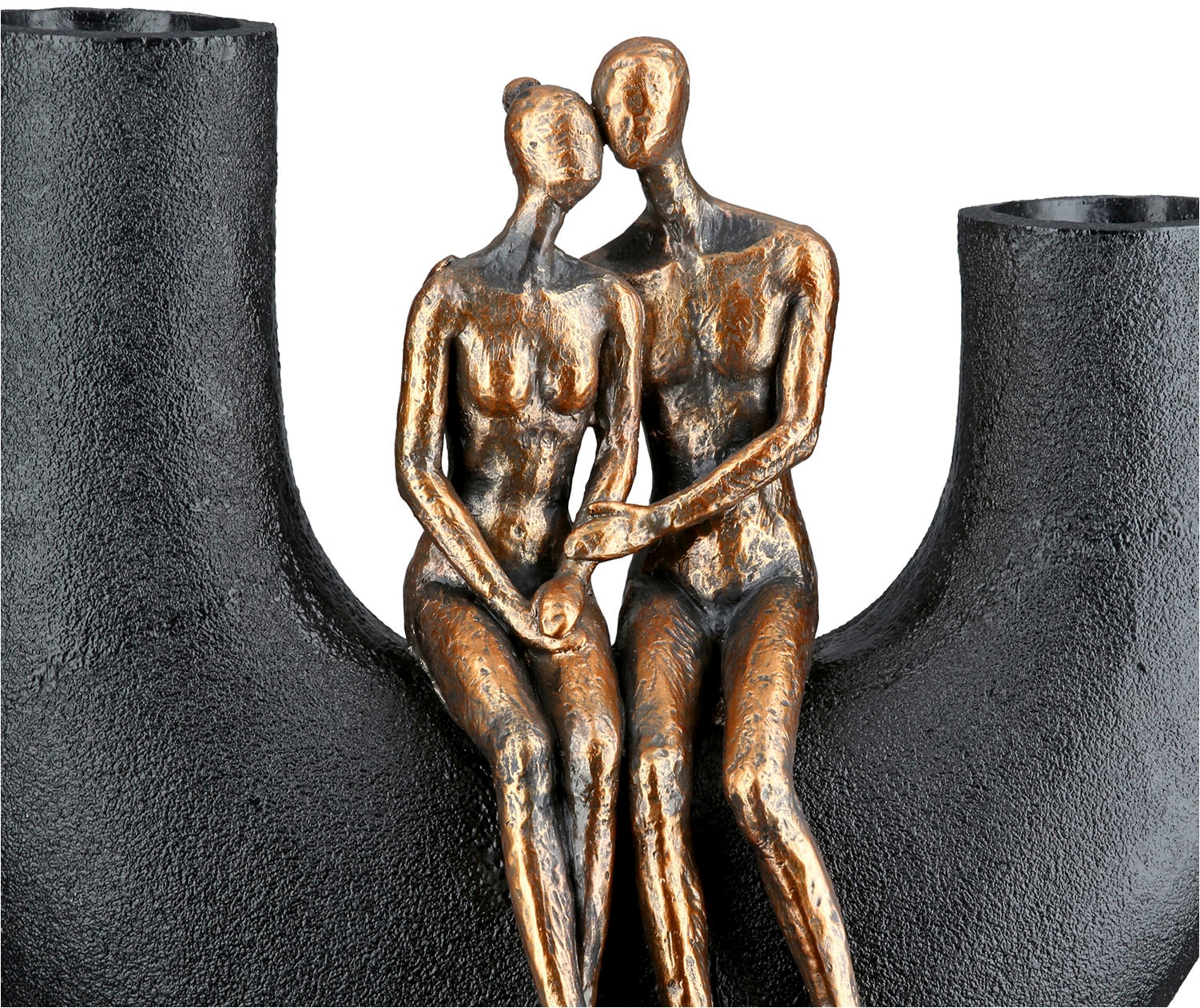 Casablanca by Gilde Tischvase »Vase Frau; Mann Movement schwarz H. 20,5 cm«