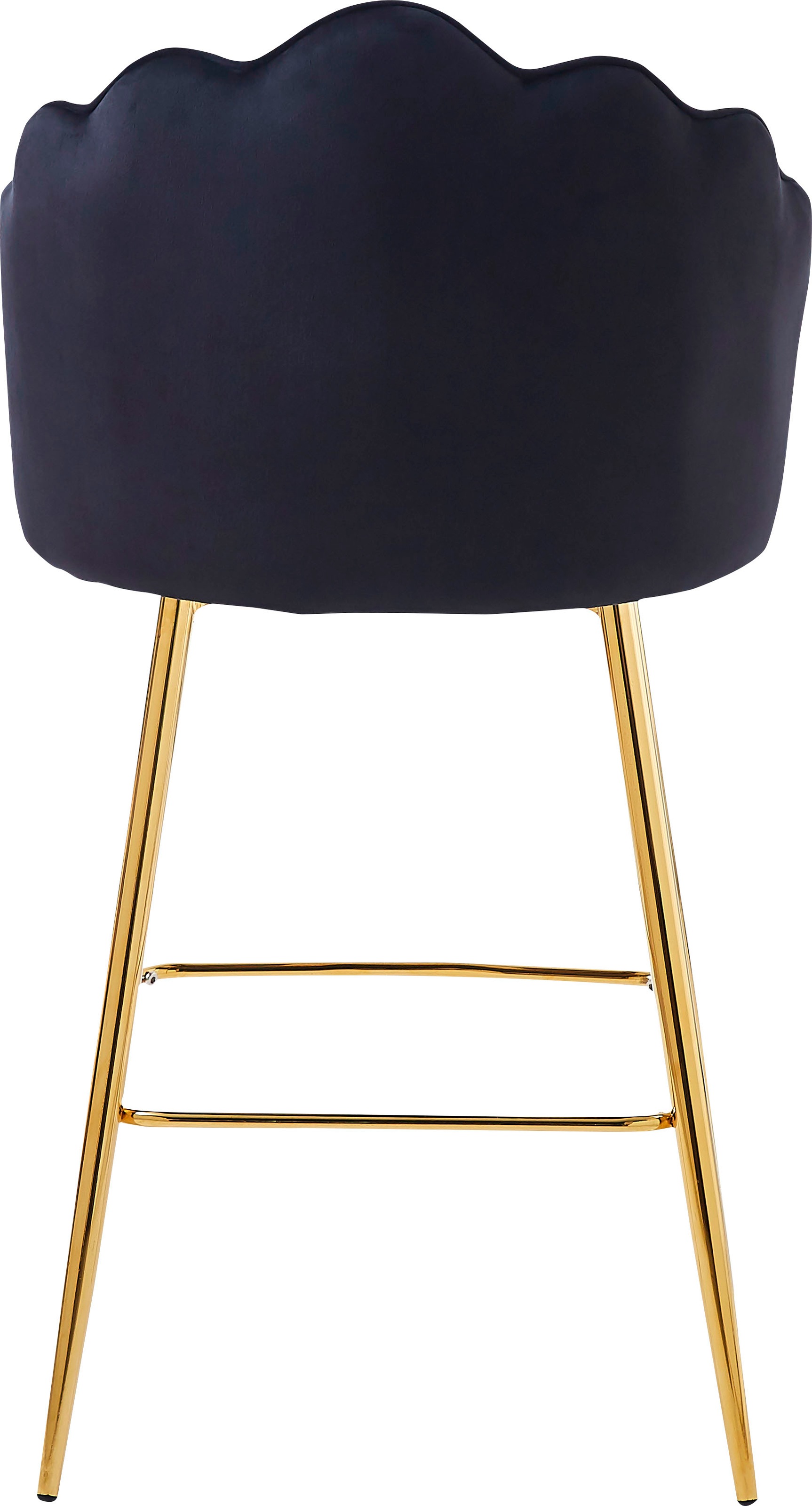 SalesFever Barhocker »Clam Barstuhl mit Stil« Set, 2er Set,  Extravagantes Muscheldesign im praktischen 2er Set