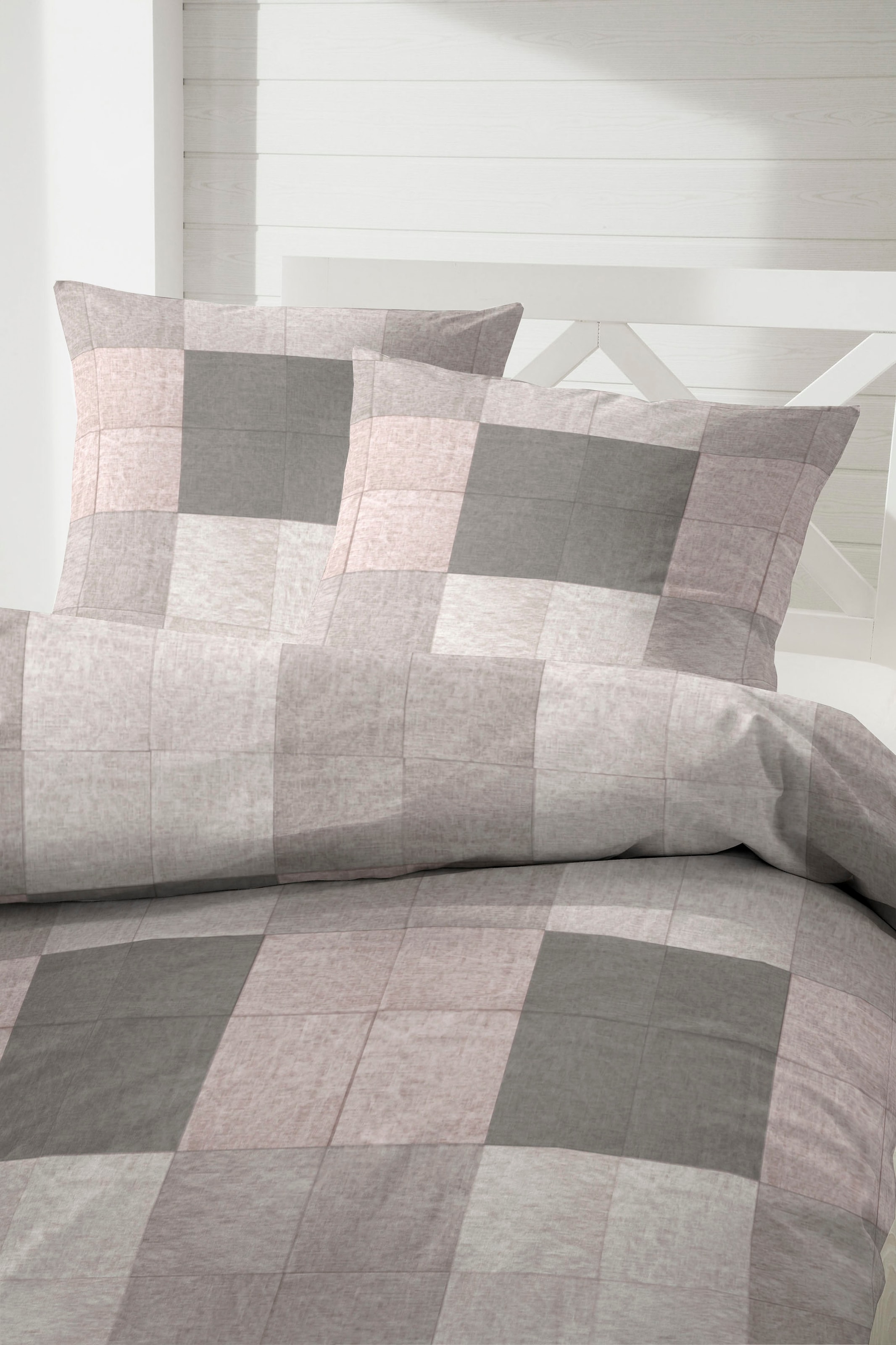 Primera Bettwäsche »Glencheck« 2 Stk. tlg. mit Patchwork Karo