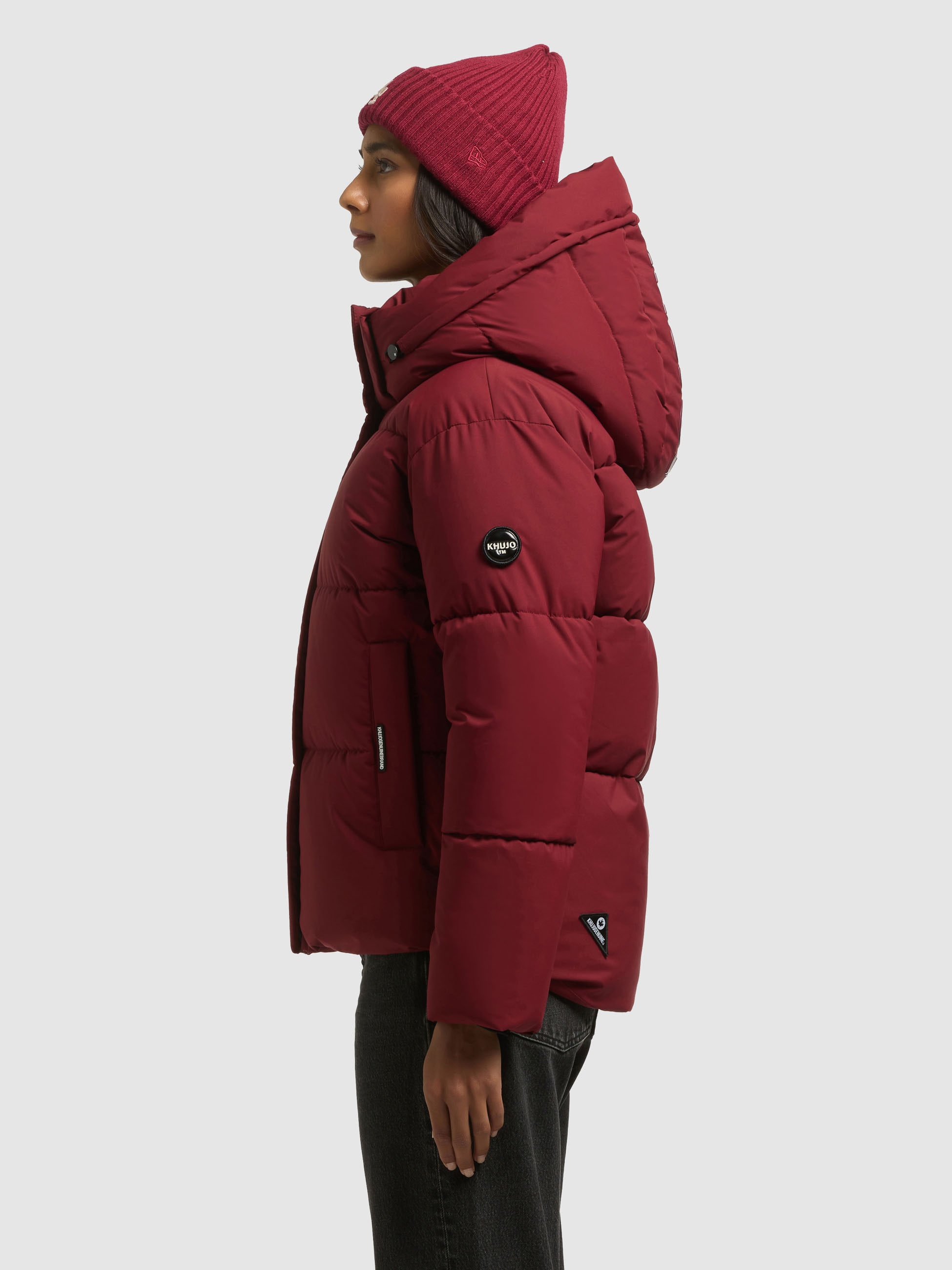 khujo Veste matelassée »DEVINA3 MATT« avec capuche Taschenbeutel mit Fleece
